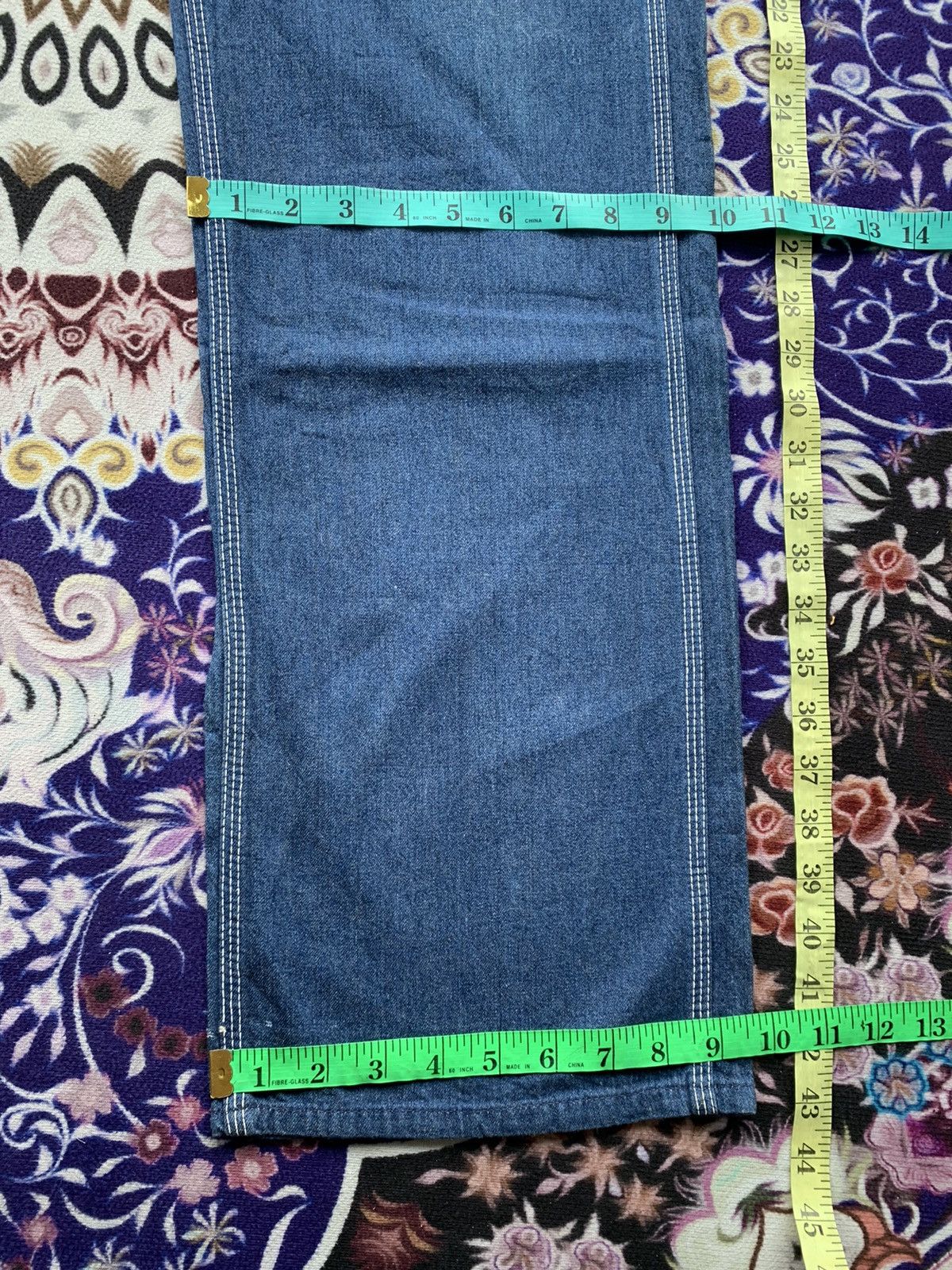 Japanese Brand Vintage Bison Faded Wash Denim Size US 29 - 14 Thumbnail