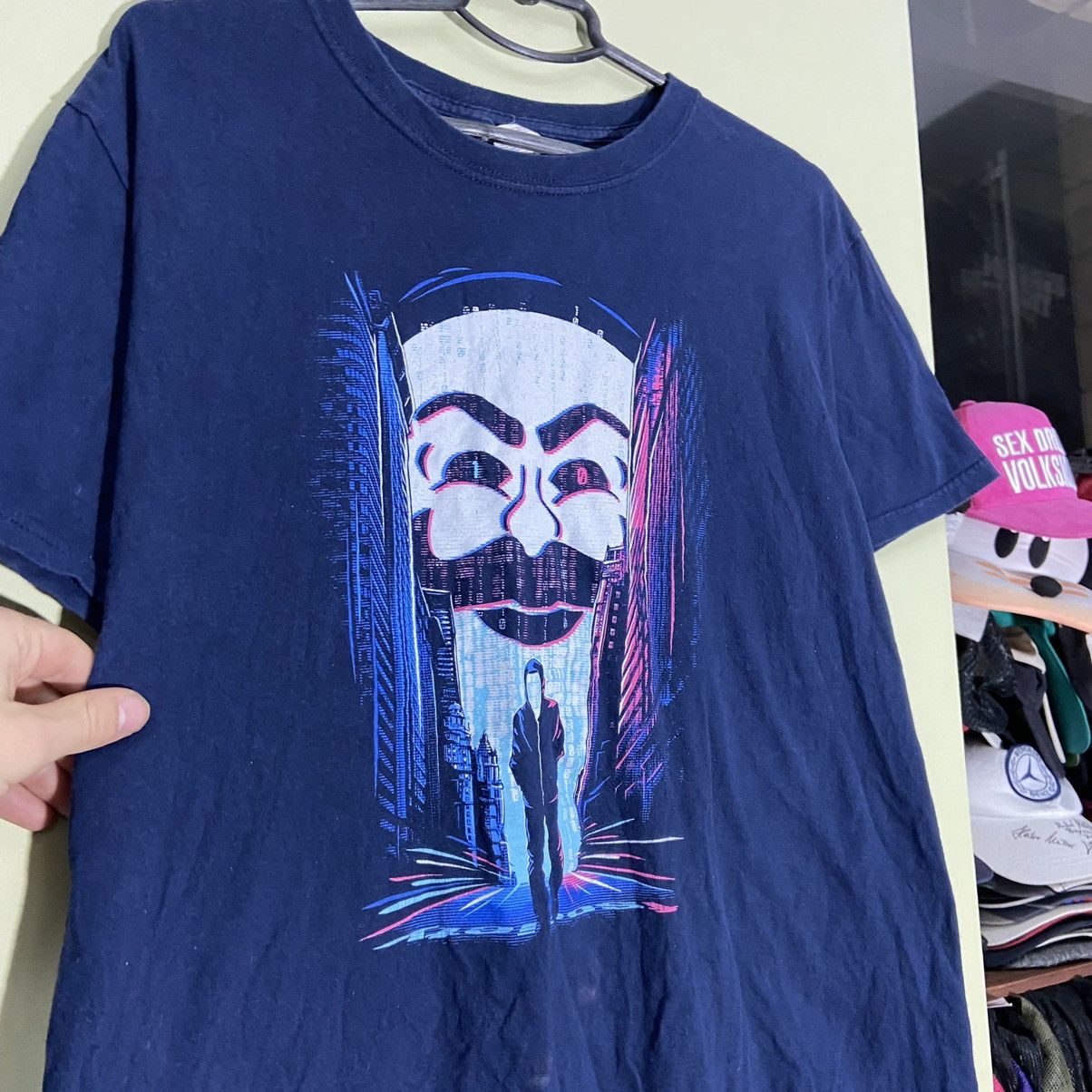 Vintage Vintage Y2K Graphic Tee Horror Face Dark Streetwear Baggy L Size US L / EU 52-54 / 3 - 4 Thumbnail