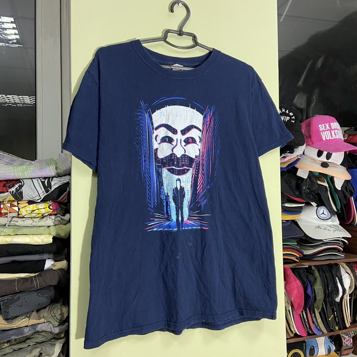 Vintage Vintage Y2K Graphic Tee Horror Face Dark Streetwear Baggy L Size US L / EU 52-54 / 3 - 2 Thumbnail