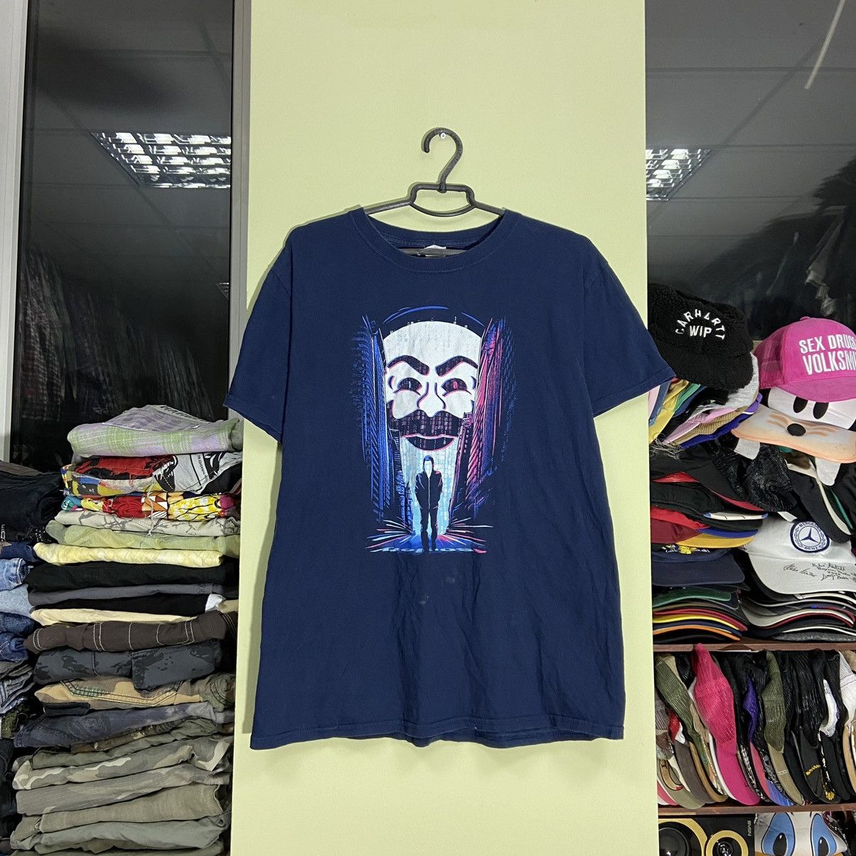 Vintage Vintage Y2K Graphic Tee Horror Face Dark Streetwear Baggy L Size US L / EU 52-54 / 3 - 1 Thumbnail