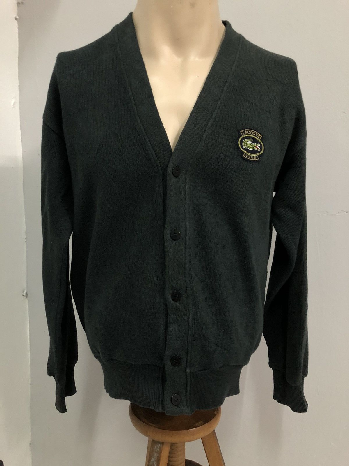 Vintage lacoste club 5 buttons cardigan