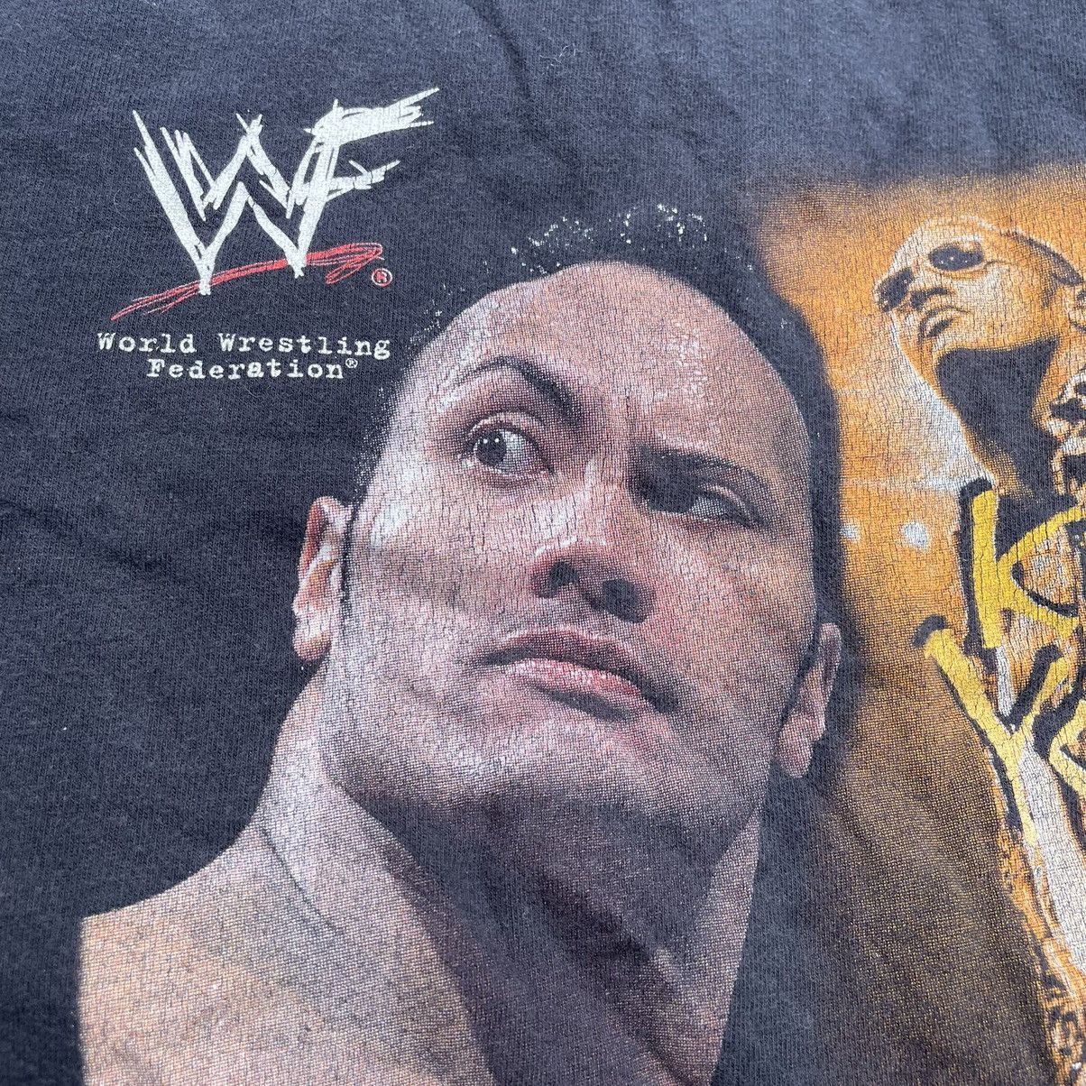 Vintage Vintage 90s The Rock Graphic Tee Faded Wrestling Swag XS Size US XS / EU 42 / 0 - 5 Thumbnail