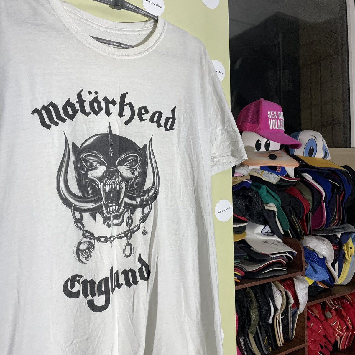 Vintage Vintage 90s Motorhead Band Tee Sun Faded Grunge Punk Logo XL Size US XL / EU 56 / 4 - 1 Thumbnail