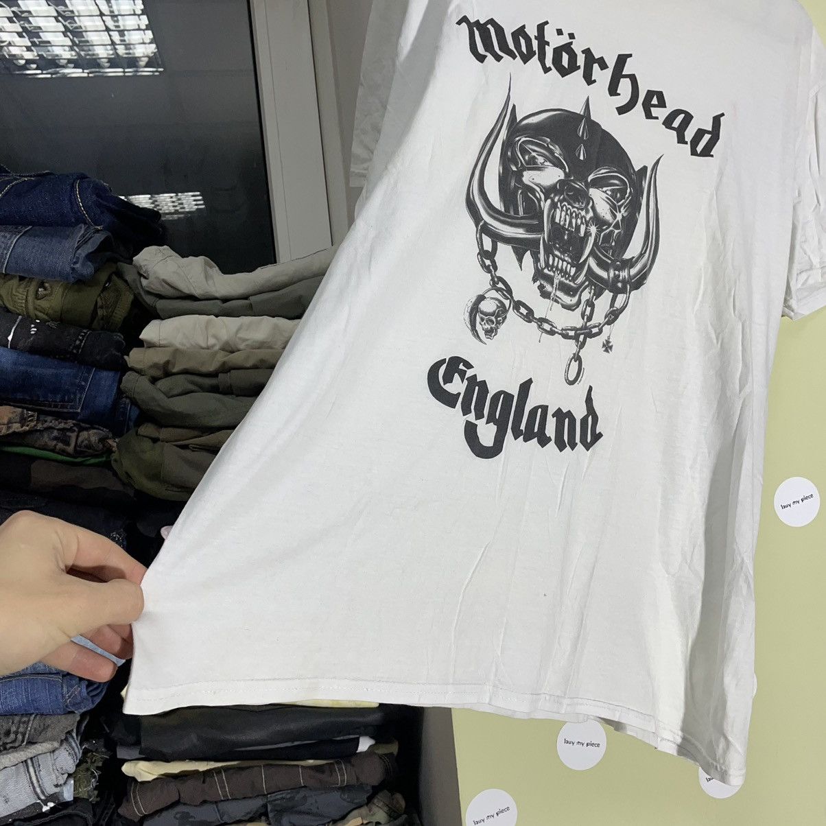 Vintage Vintage 90s Motorhead Band Tee Sun Faded Grunge Punk Logo XL Size US XL / EU 56 / 4 - 8 Thumbnail