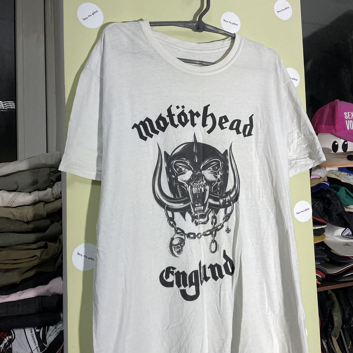 Vintage Vintage 90s Motorhead Band Tee Sun Faded Grunge Punk Logo XL Size US XL / EU 56 / 4 - 4 Thumbnail
