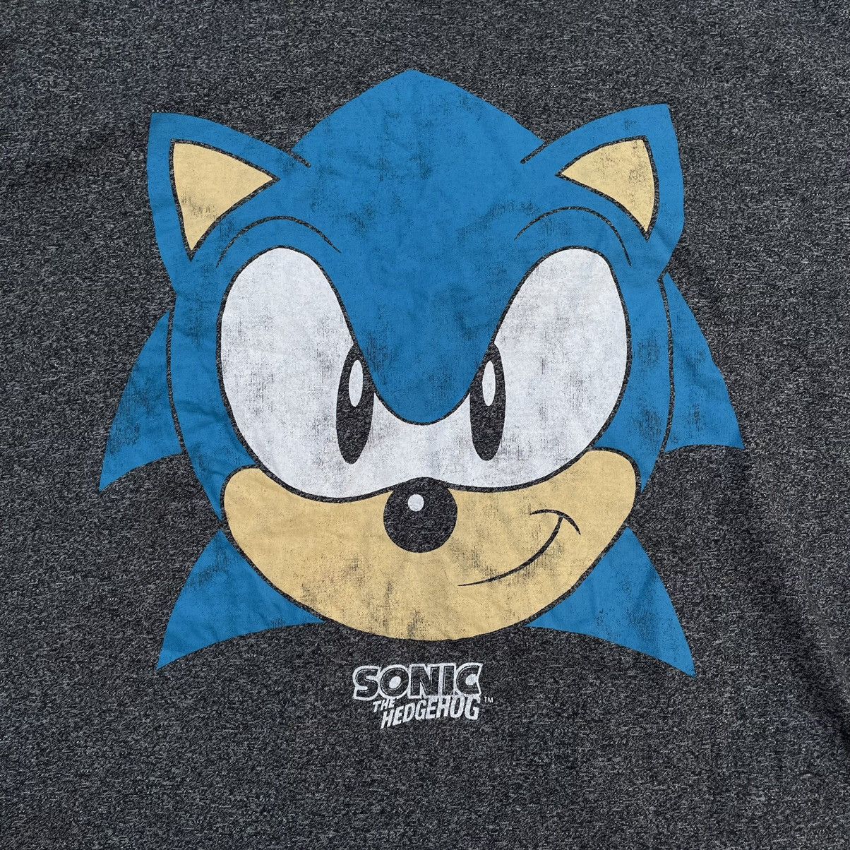 Vintage Vintage Y2K Sonic Hedgehog Faded Graphic Tee Skate Grey XXL Size US XXL / EU 58 / 5 - 4 Thumbnail