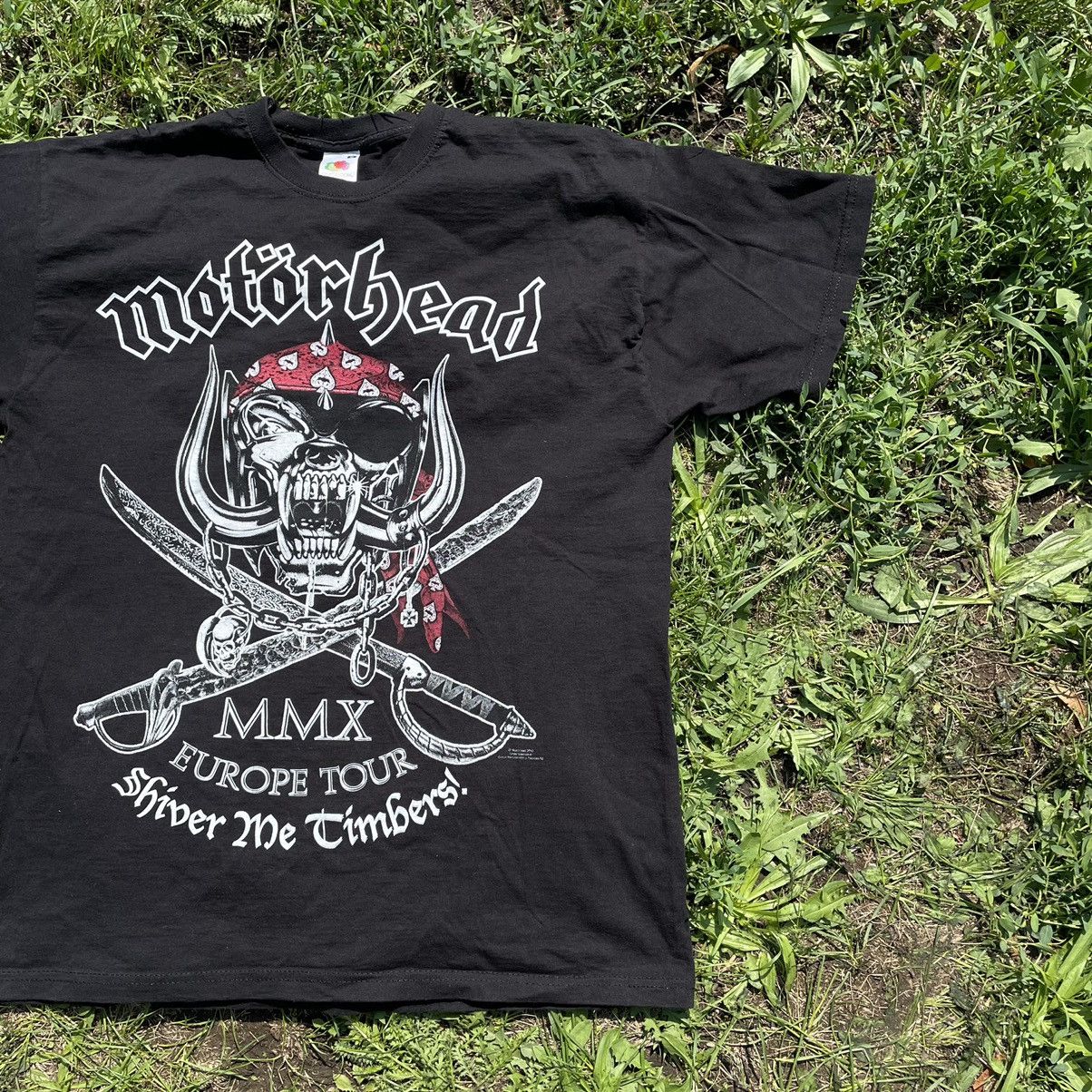 Vintage Vintage 90s Motorhead Graphic Tee Band Punk Grunge Cropped M Size US M / EU 48-50 / 2 - 2 Thumbnail