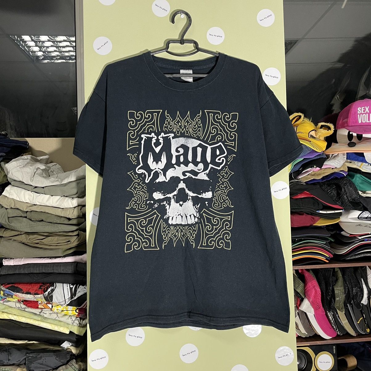 Band Tees Vintage Y2K Skulls Face Vamp Devil Dead 666 Horror Print Tee Size US L / EU 52-54 / 3 - 1 Thumbnail