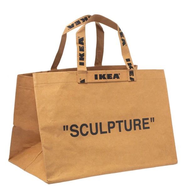 Ikea × Virgil Abloh Virgil Abloh x IKEA Markerad "SCULPTURE" Large Bag Size ONE SIZE - 4 Thumbnail