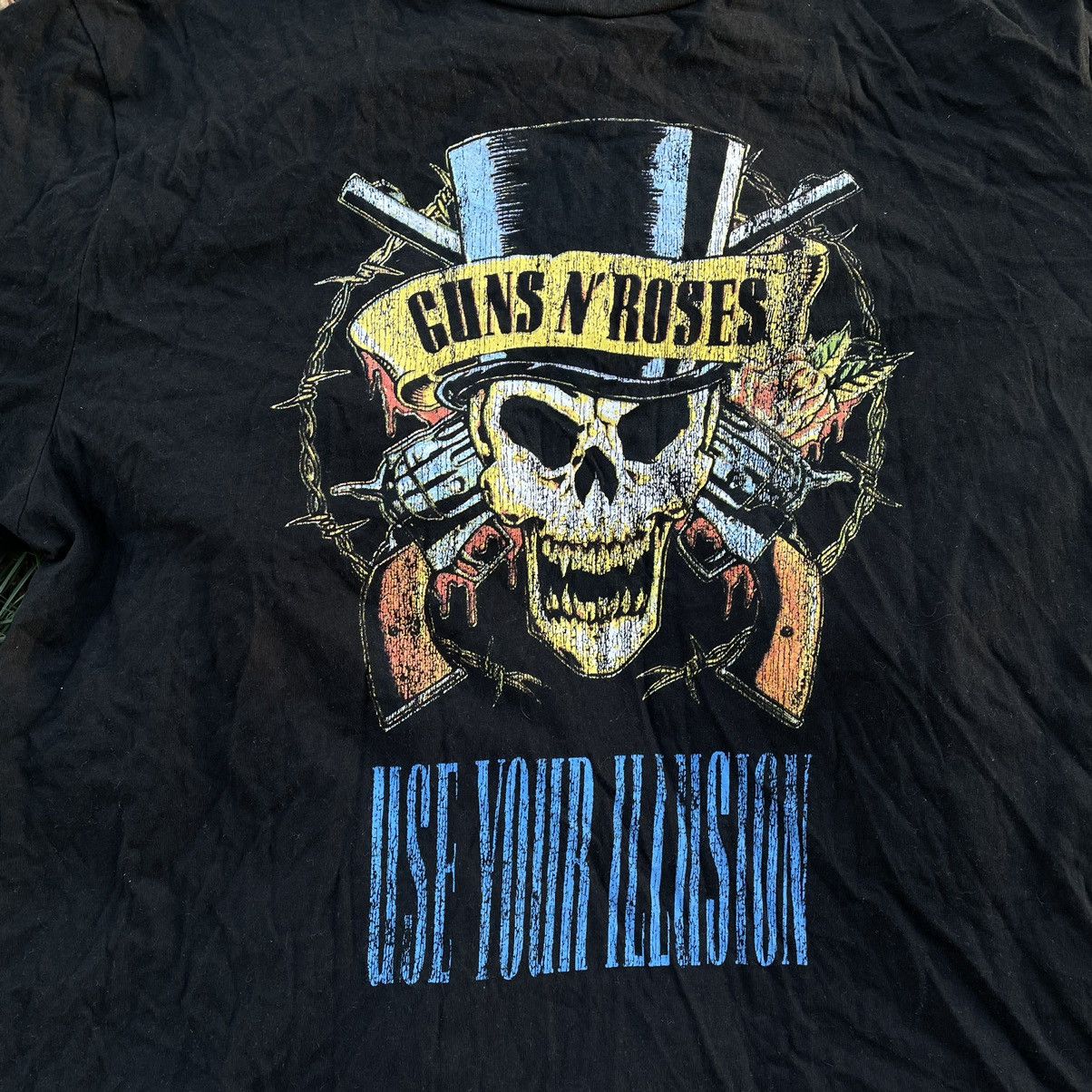 Vintage Vintage Y2K Guns N Roses Sun Faded Graphic Tee Grunge Boxy L Size US L / EU 52-54 / 3 - 4 Thumbnail