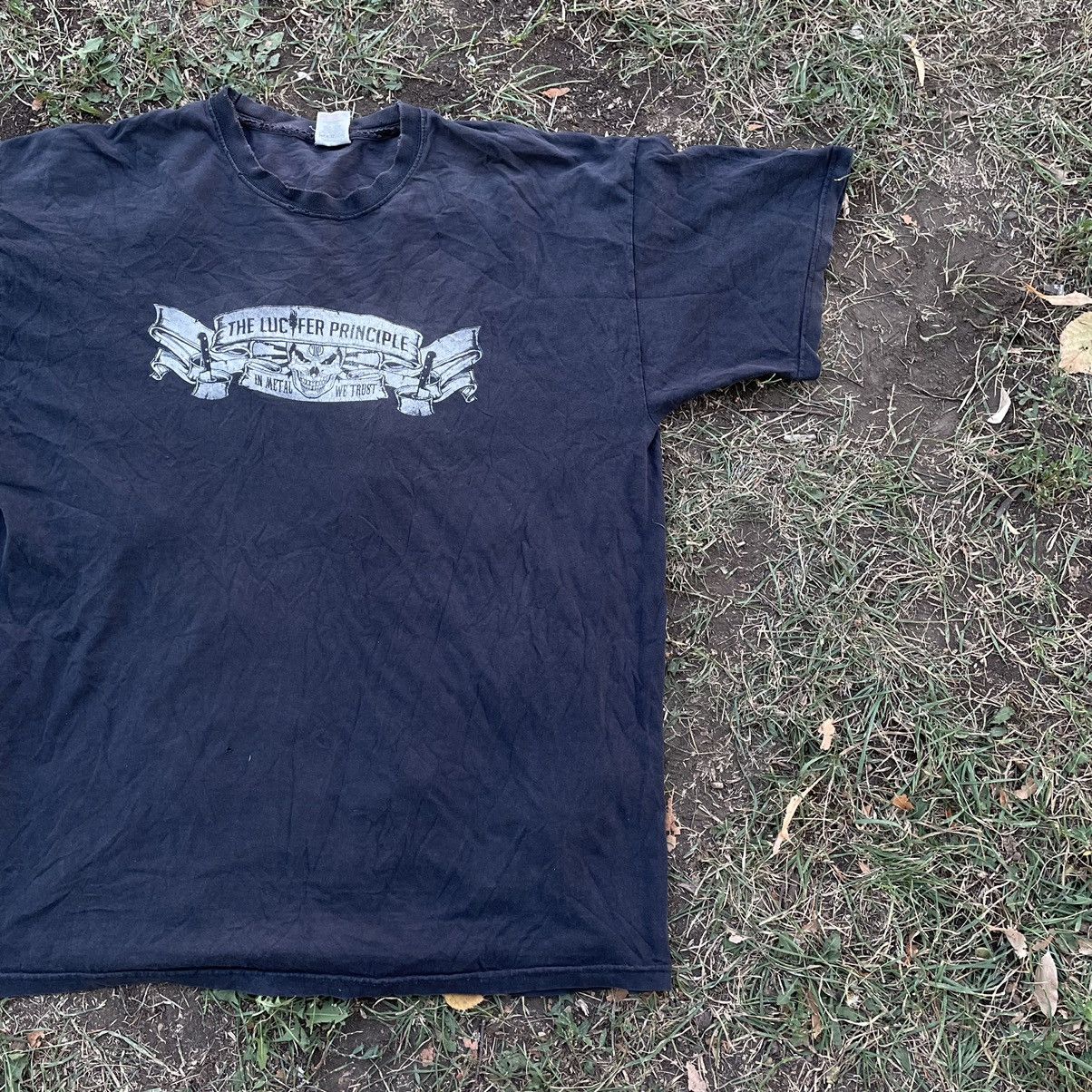 Vintage Vintage Y2K Sun Faded Graphic Tee Grunge Band Dark Relaxed L Size US L / EU 52-54 / 3 - 3 Thumbnail