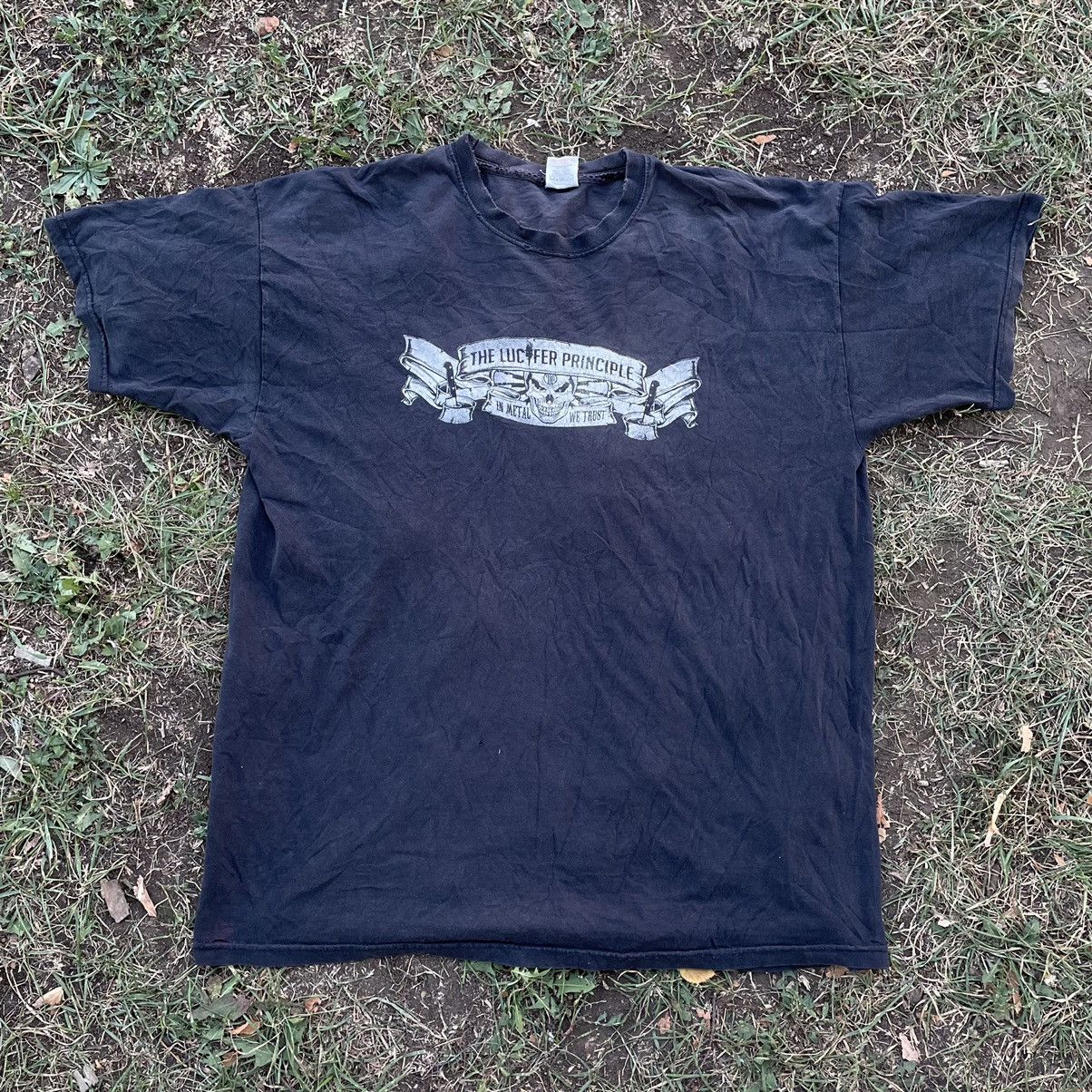 Vintage Vintage Y2K Sun Faded Graphic Tee Grunge Band Dark Relaxed L Size US L / EU 52-54 / 3 - 1 Thumbnail
