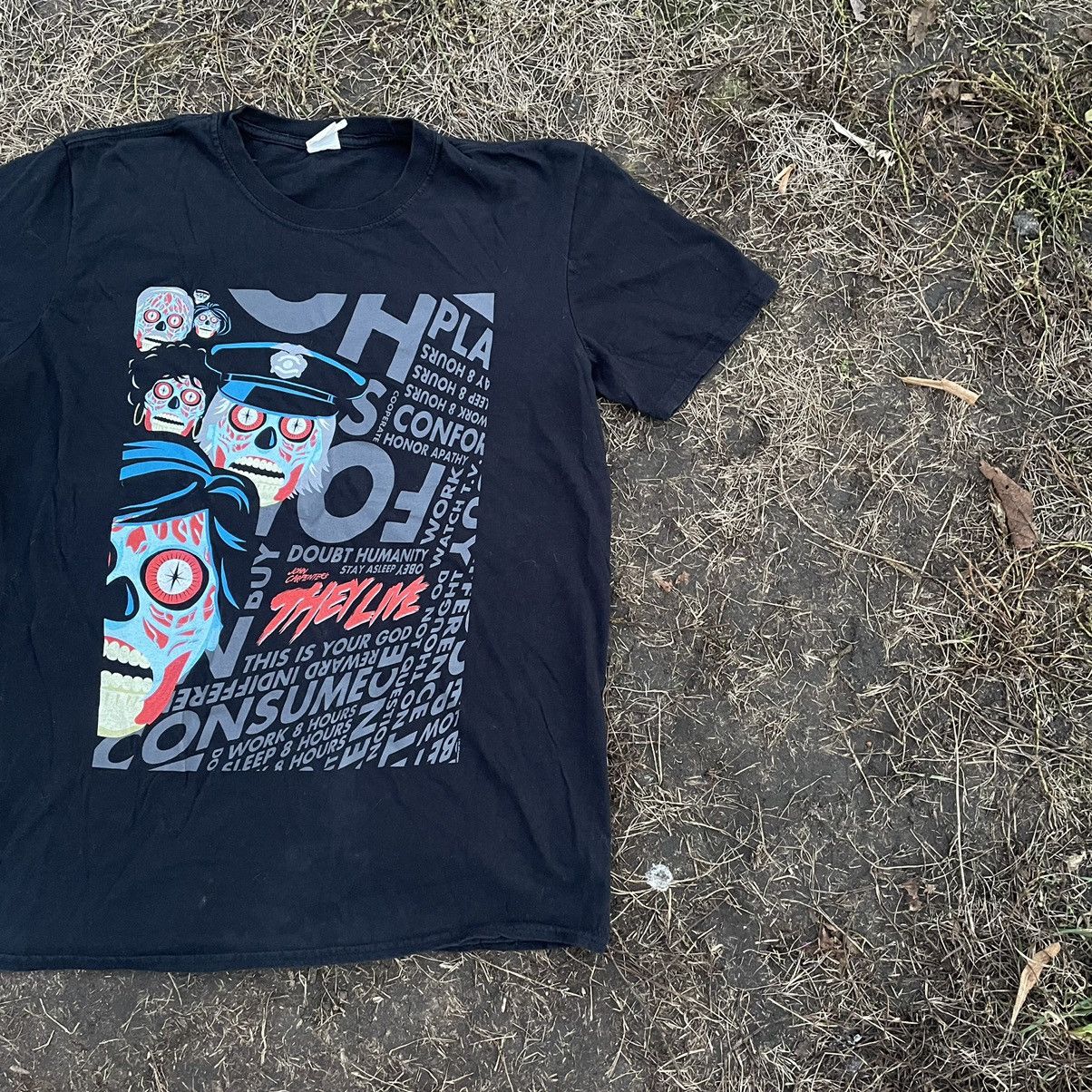 Vintage Vintage Y2K Tee 666 Skulls Dead Face Horror Rock M Size US M / EU 48-50 / 2 - 3 Thumbnail