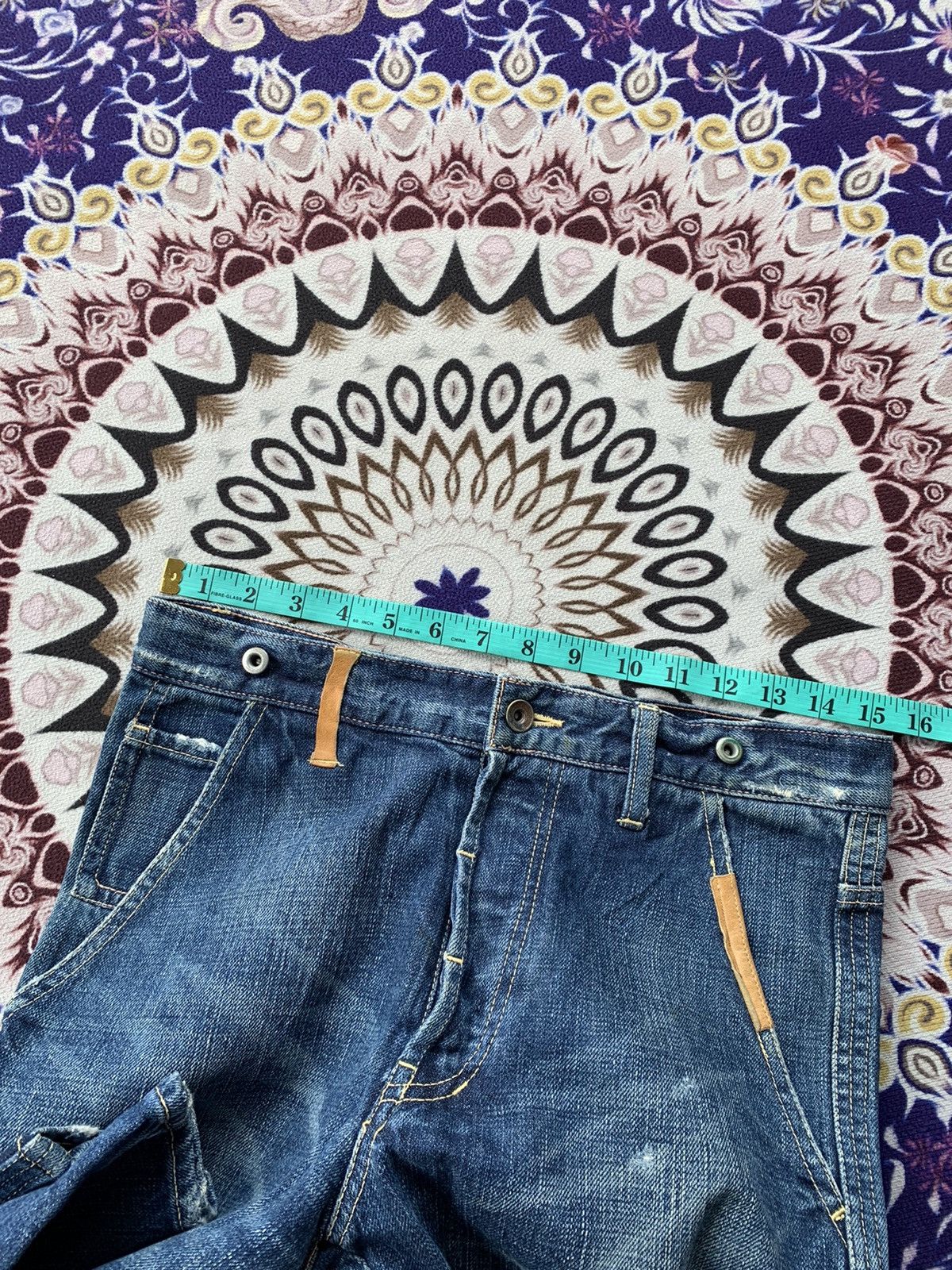 Japanese Brand Vintage Japanese Brand Distresed Carpenter Denim Size US 31 - 14 Thumbnail