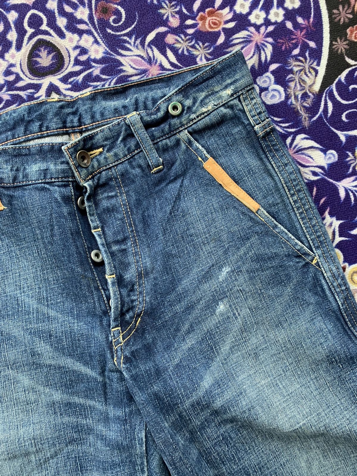 Japanese Brand Vintage Japanese Brand Distresed Carpenter Denim Size US 31 - 4 Thumbnail