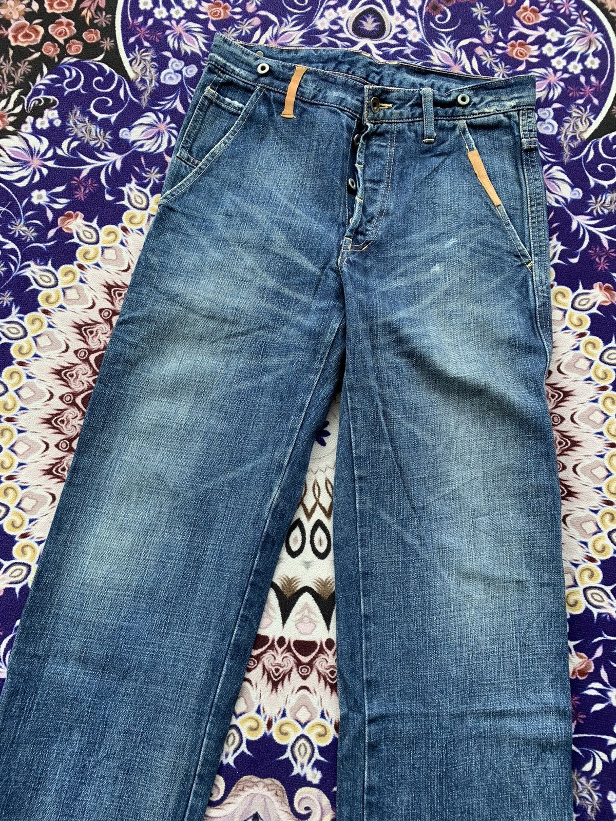 Japanese Brand Vintage Japanese Brand Distresed Carpenter Denim Size US 31 - 3 Thumbnail