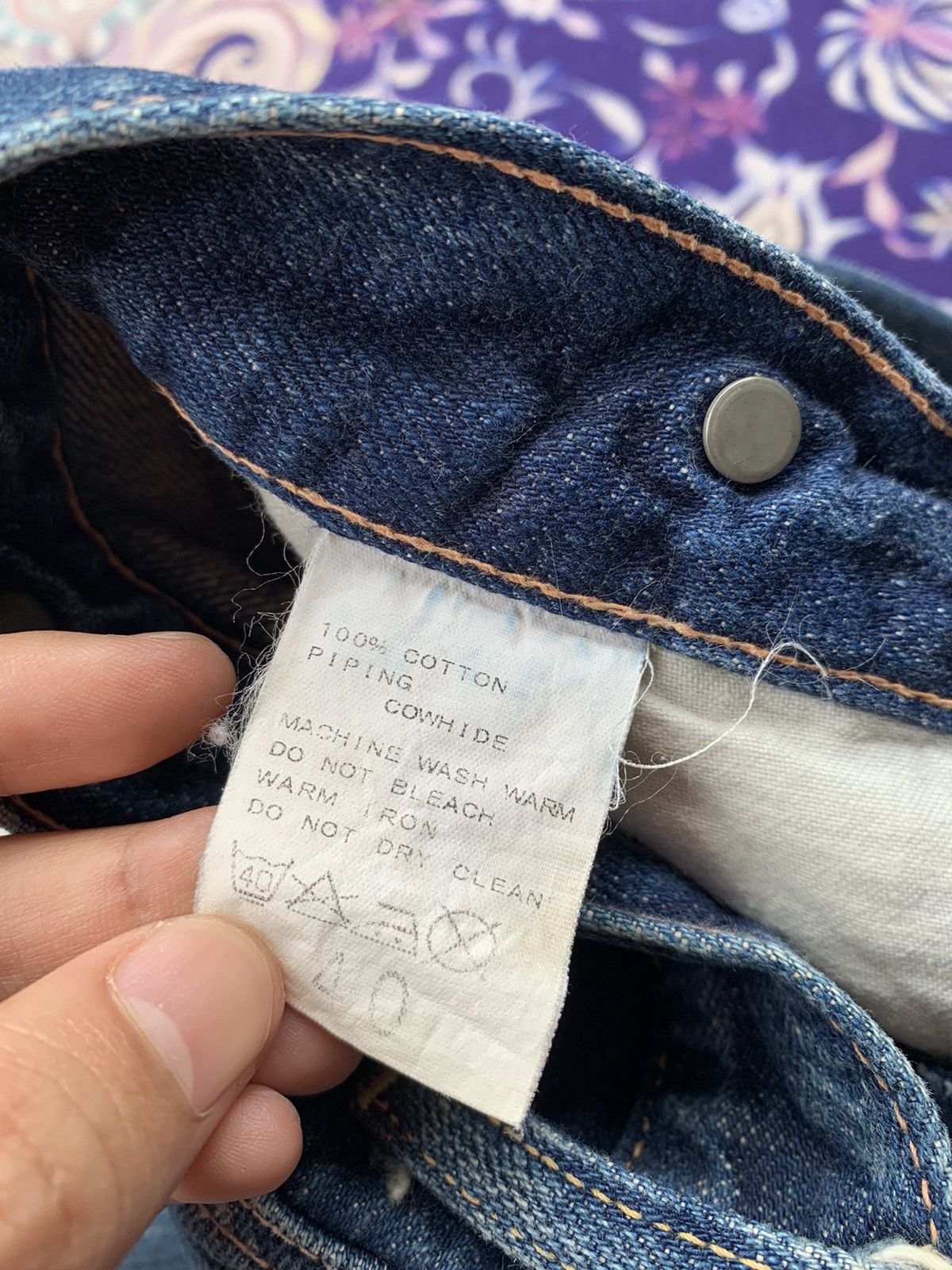 Japanese Brand Vintage Japanese Brand Distresed Carpenter Denim Size US 31 - 6 Thumbnail