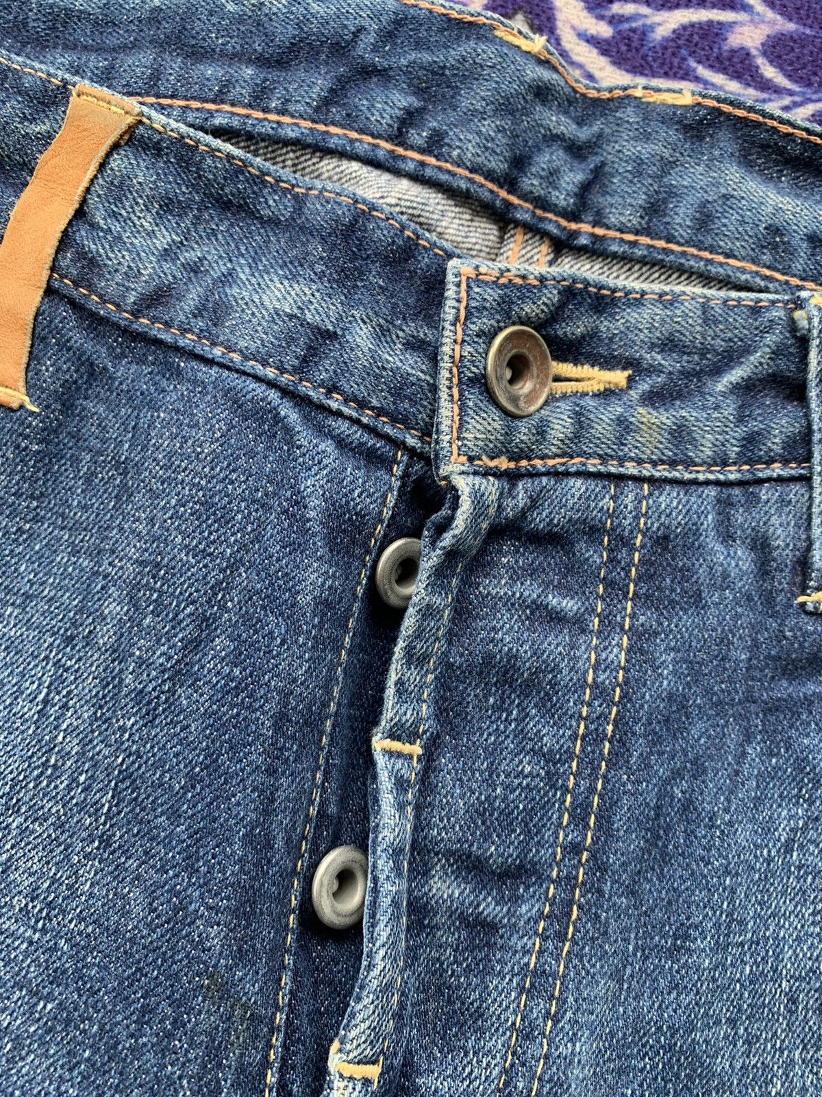 Japanese Brand Vintage Japanese Brand Distresed Carpenter Denim Size US 31 - 5 Thumbnail