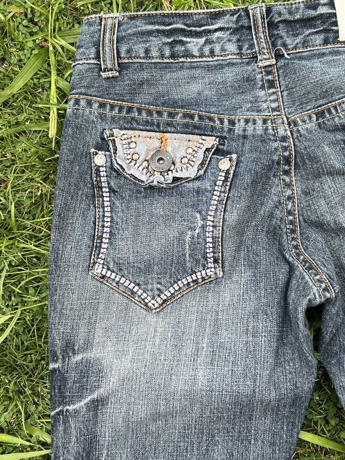 Japanese Brand × Vintage Vintage ☠️Skull Design Jeans Size US 26 / EU 42 - 4 Thumbnail