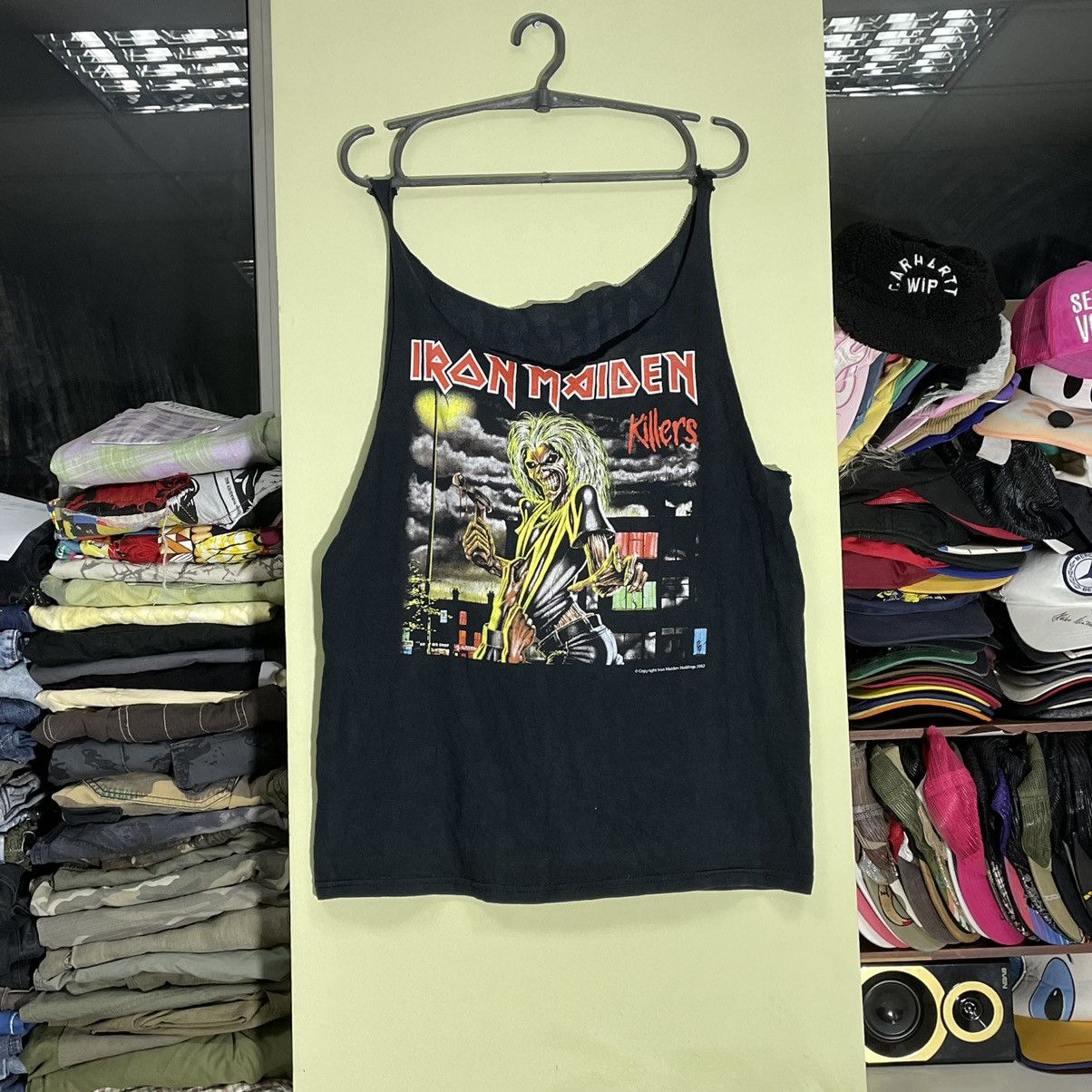 Vintage Vintage 90s Iron Maiden Band Tee Graphic Tank Top Grunge L Size US L / EU 52-54 / 3 - 1 Thumbnail