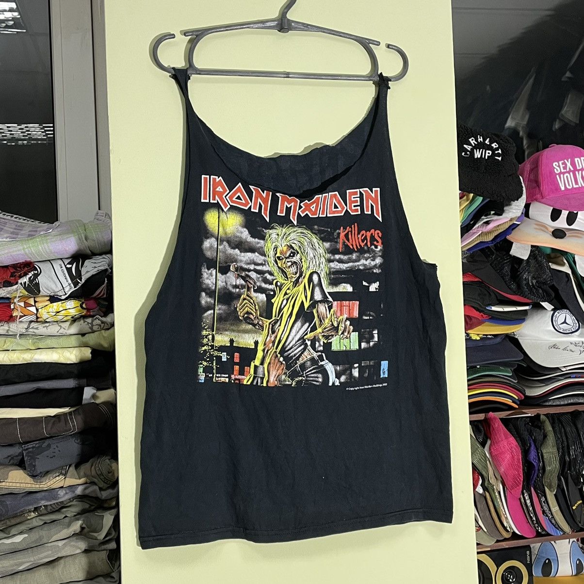 Vintage Vintage 90s Iron Maiden Band Tee Graphic Tank Top Grunge L Size US L / EU 52-54 / 3 - 2 Thumbnail