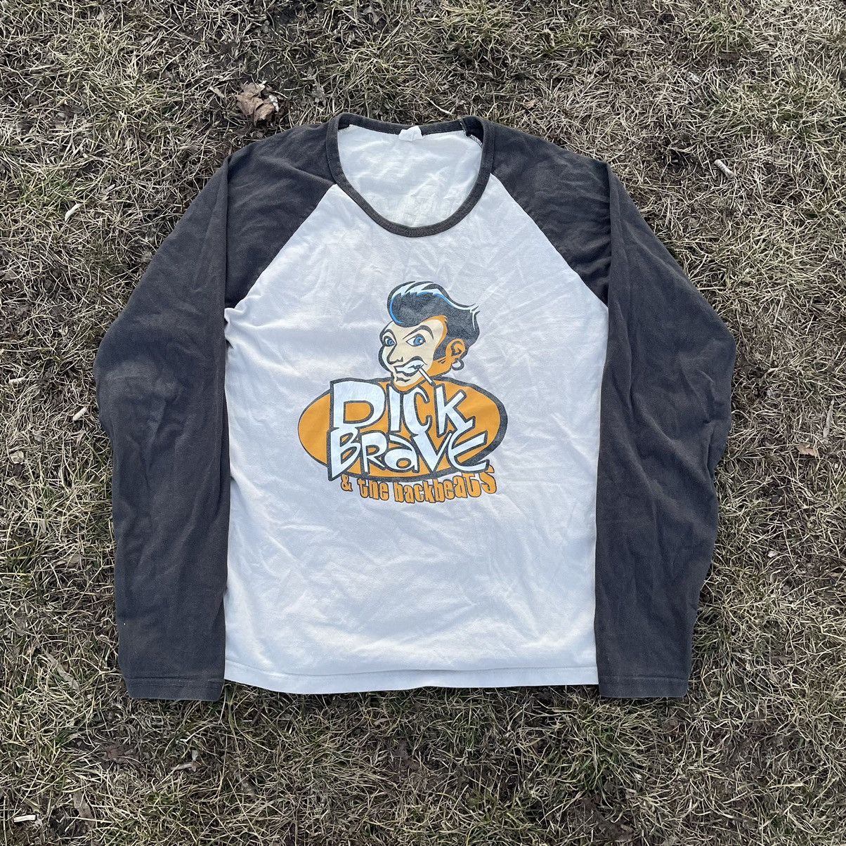 Vintage Vintage 90s Graphic Tee Sun Faded Raglan Sleeve Humor Tee L Size US L / EU 52-54 / 3 - 2 Thumbnail