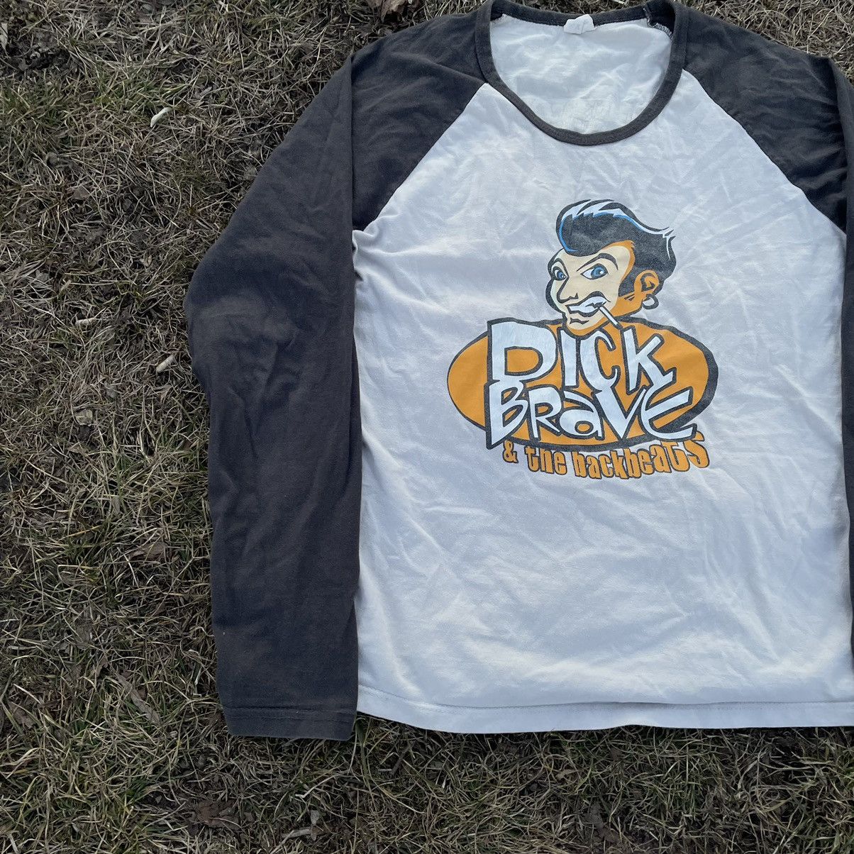 Vintage Vintage 90s Graphic Tee Sun Faded Raglan Sleeve Humor Tee L Size US L / EU 52-54 / 3 - 4 Thumbnail