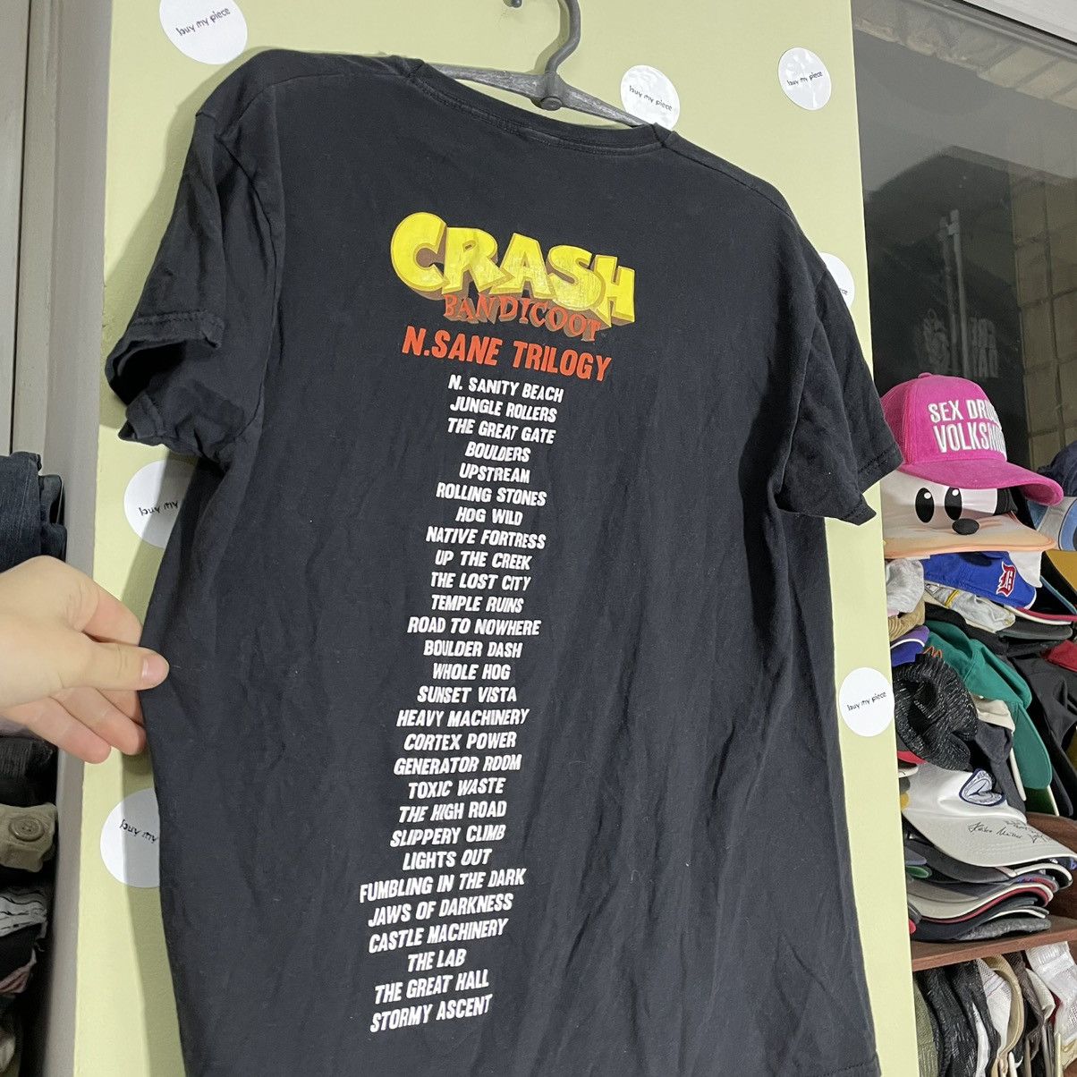 Cartoon Network Vintage Y2K Crash Bandicoot Tee Face Horror Art Print Band Size US M / EU 48-50 / 2 - 7 Thumbnail