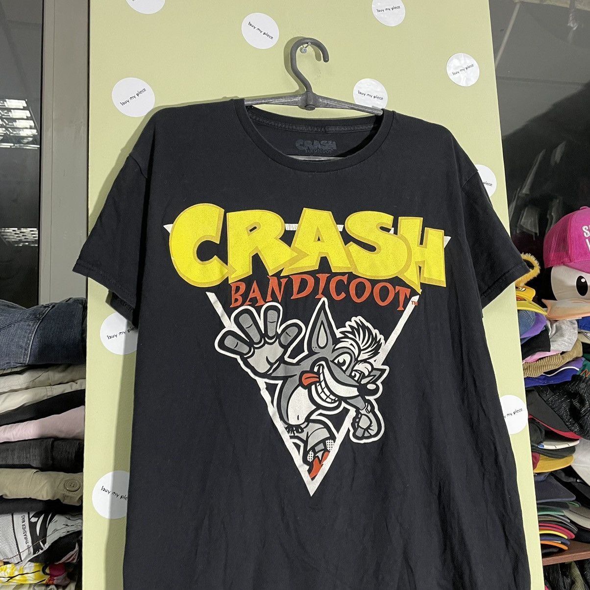 Cartoon Network Vintage Y2K Crash Bandicoot Tee Face Horror Art Print Band Size US M / EU 48-50 / 2 - 4 Thumbnail