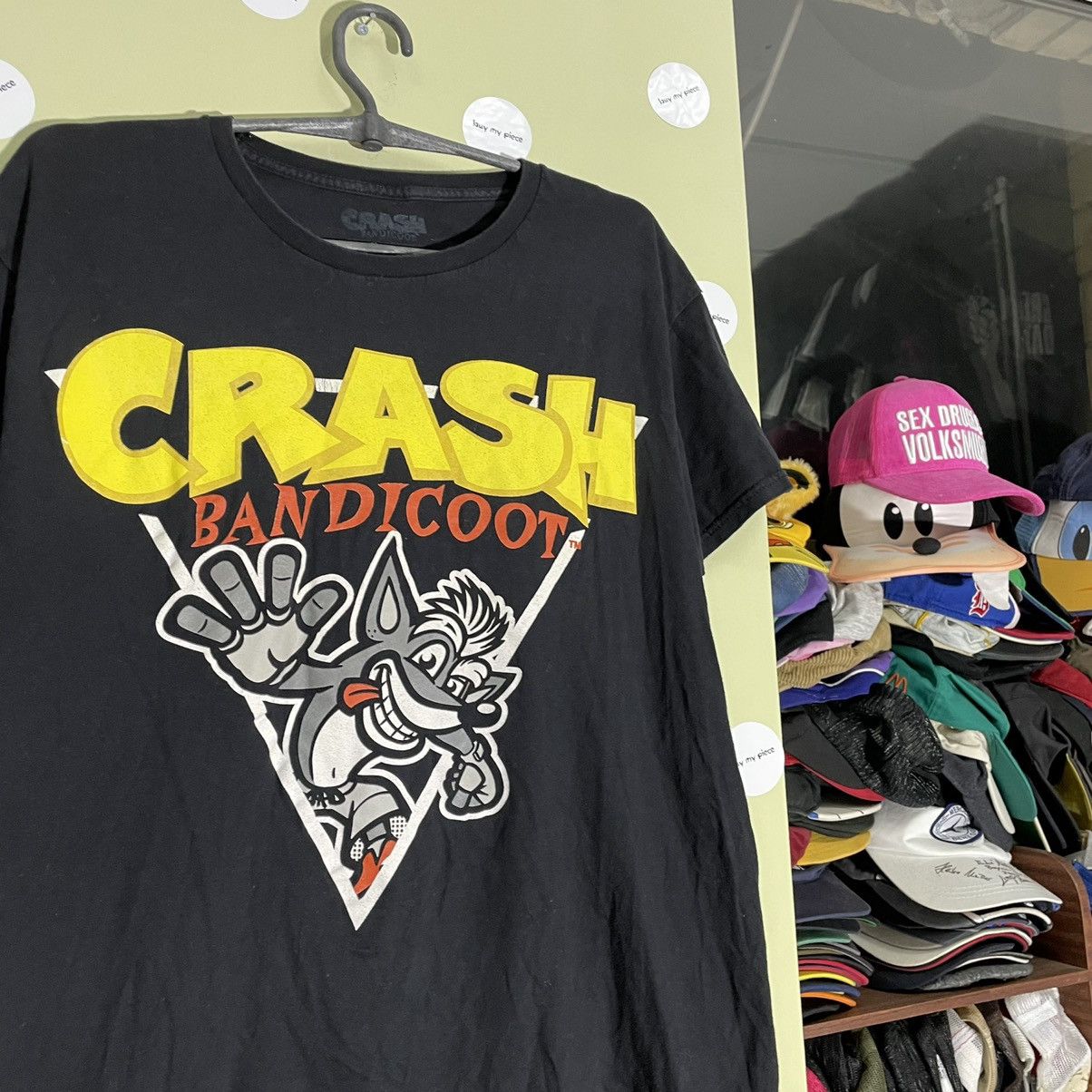 Cartoon Network Vintage Y2K Crash Bandicoot Tee Face Horror Art Print Band Size US M / EU 48-50 / 2 - 5 Thumbnail