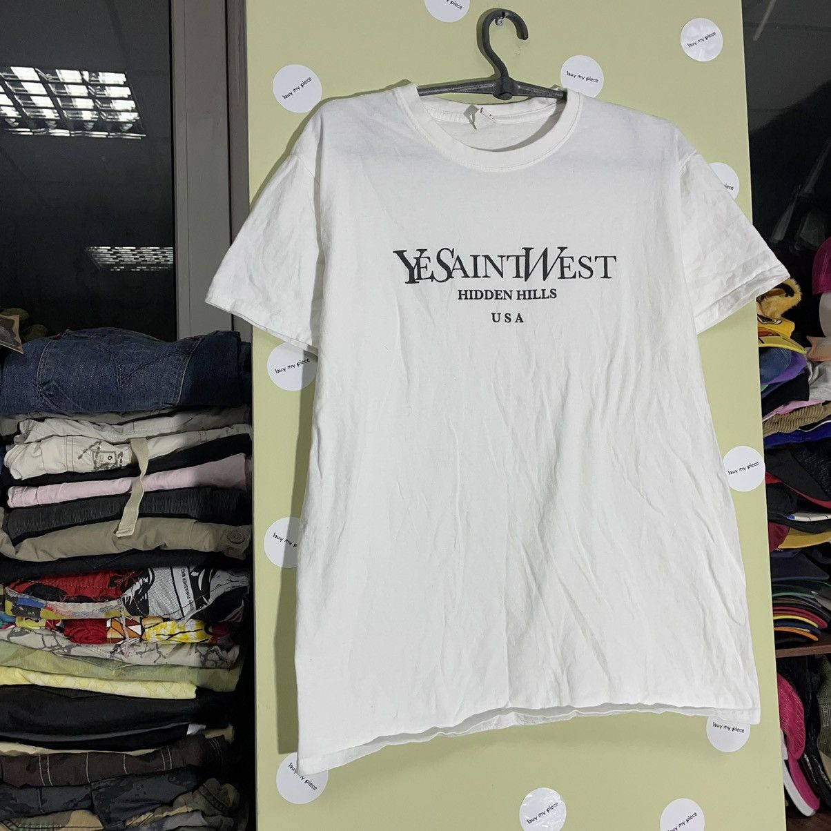 Vintage Vintage Y2K Faded Graphic Crewneck Tee Streetwear Baggy L Size US L / EU 52-54 / 3 - 2 Thumbnail