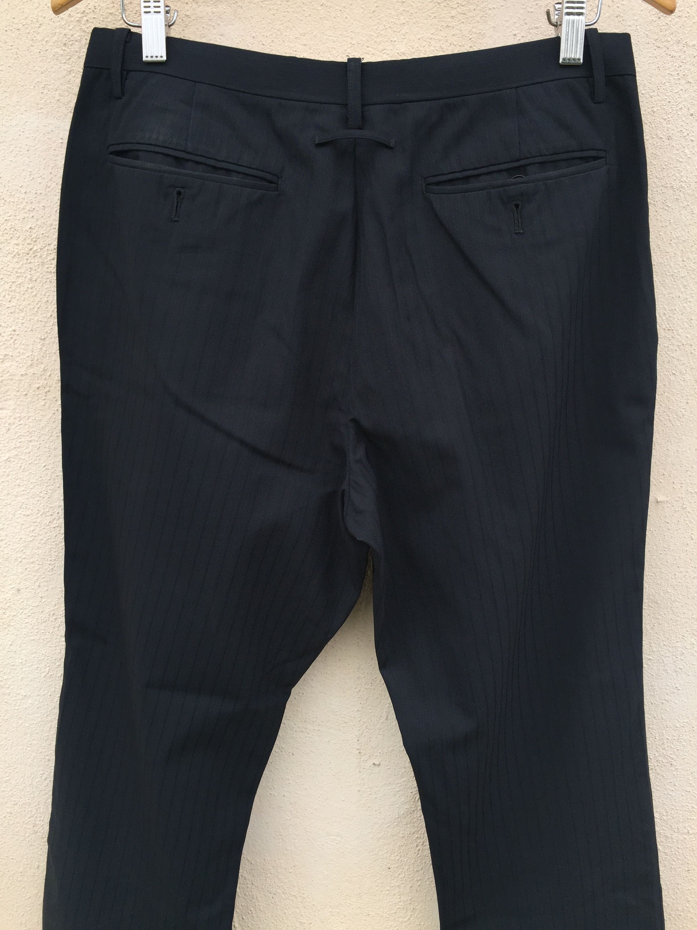 Jean Paul Gaultier JPG Black Stripes Trousers Pants Size US 30 / EU 46 - 5 Thumbnail