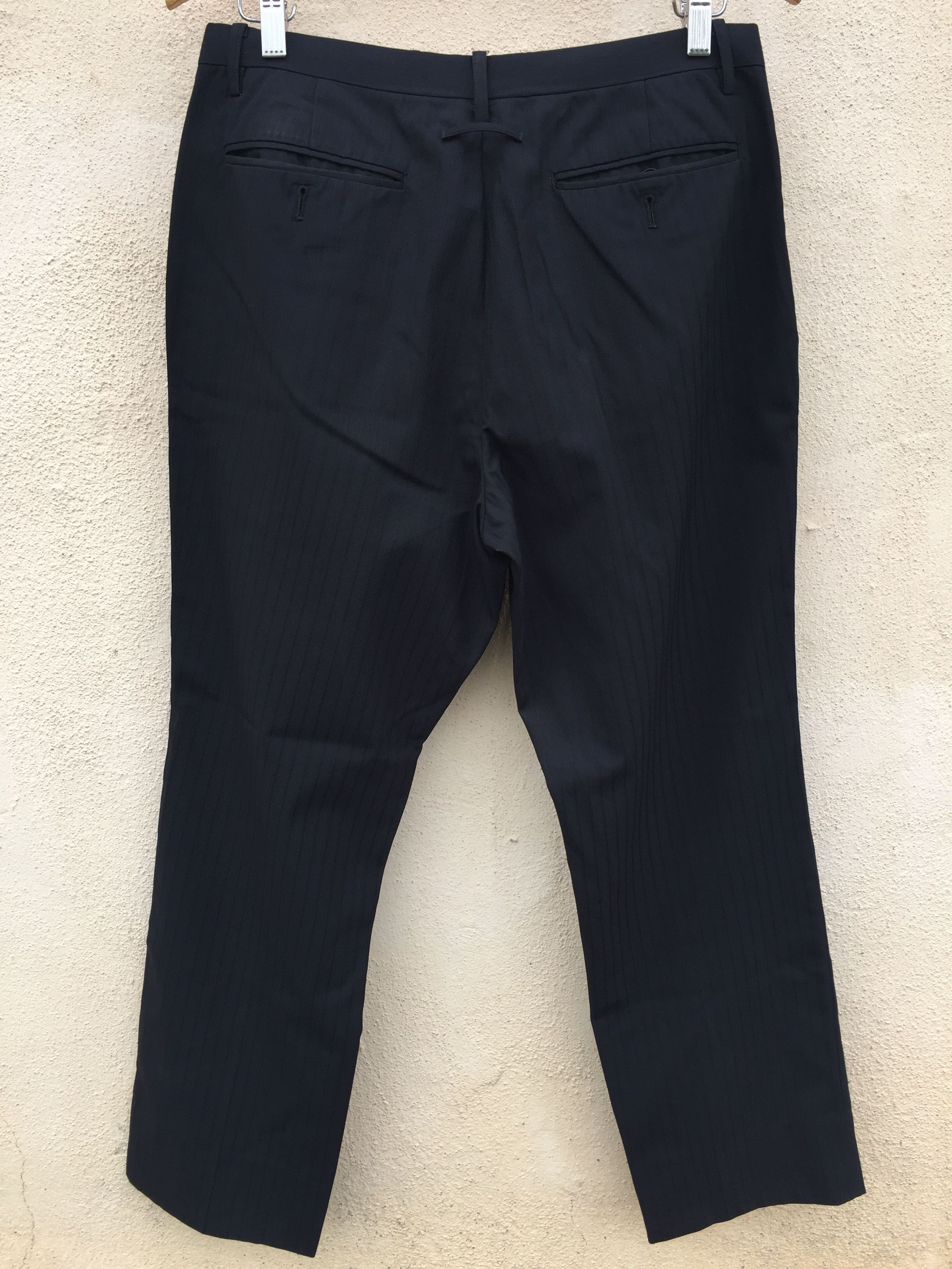 Jean Paul Gaultier JPG Black Stripes Trousers Pants Size US 30 / EU 46 - 7 Thumbnail