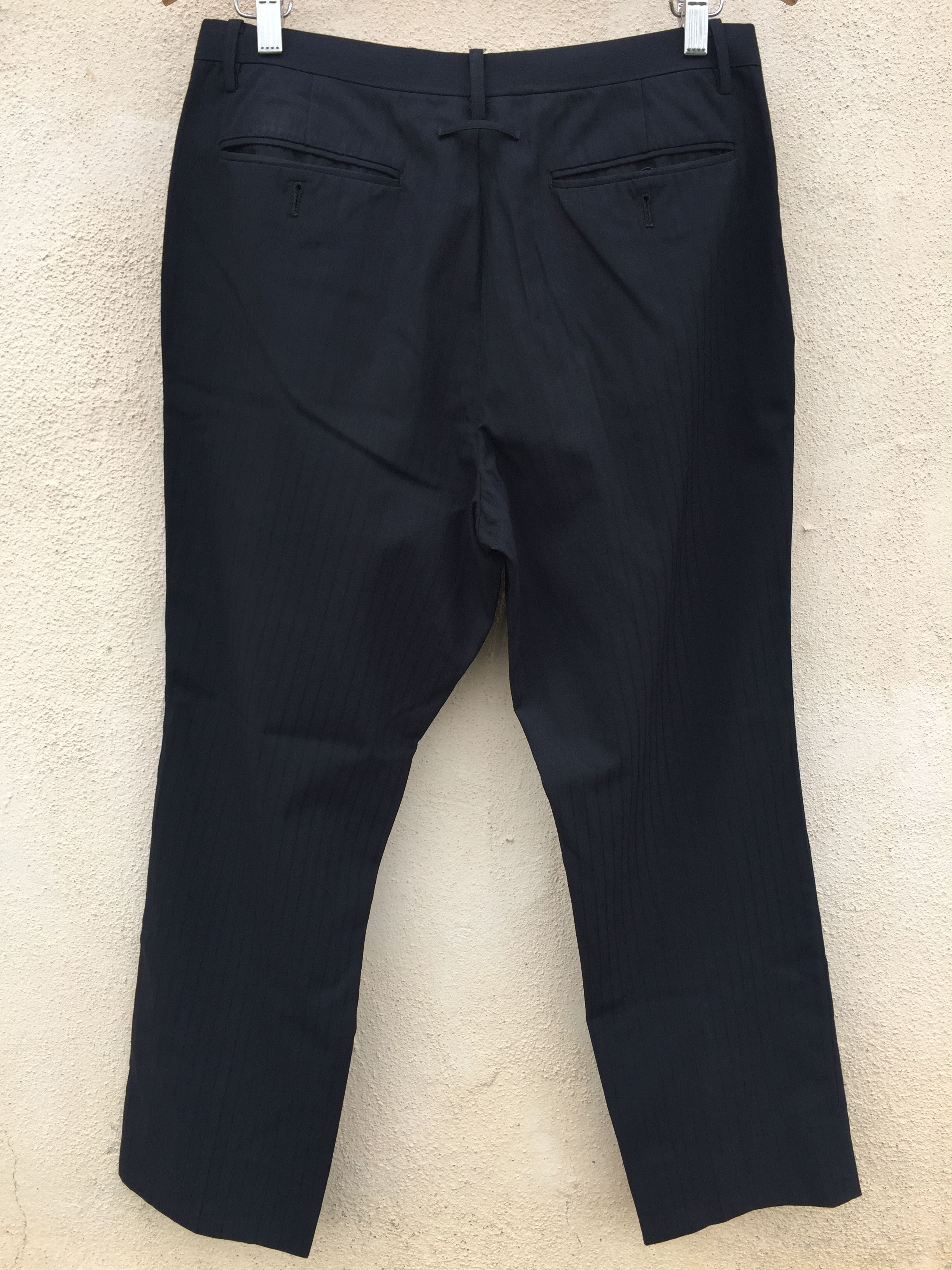 Jean Paul Gaultier JPG Black Stripes Trousers Pants Size US 30 / EU 46 - 4 Thumbnail