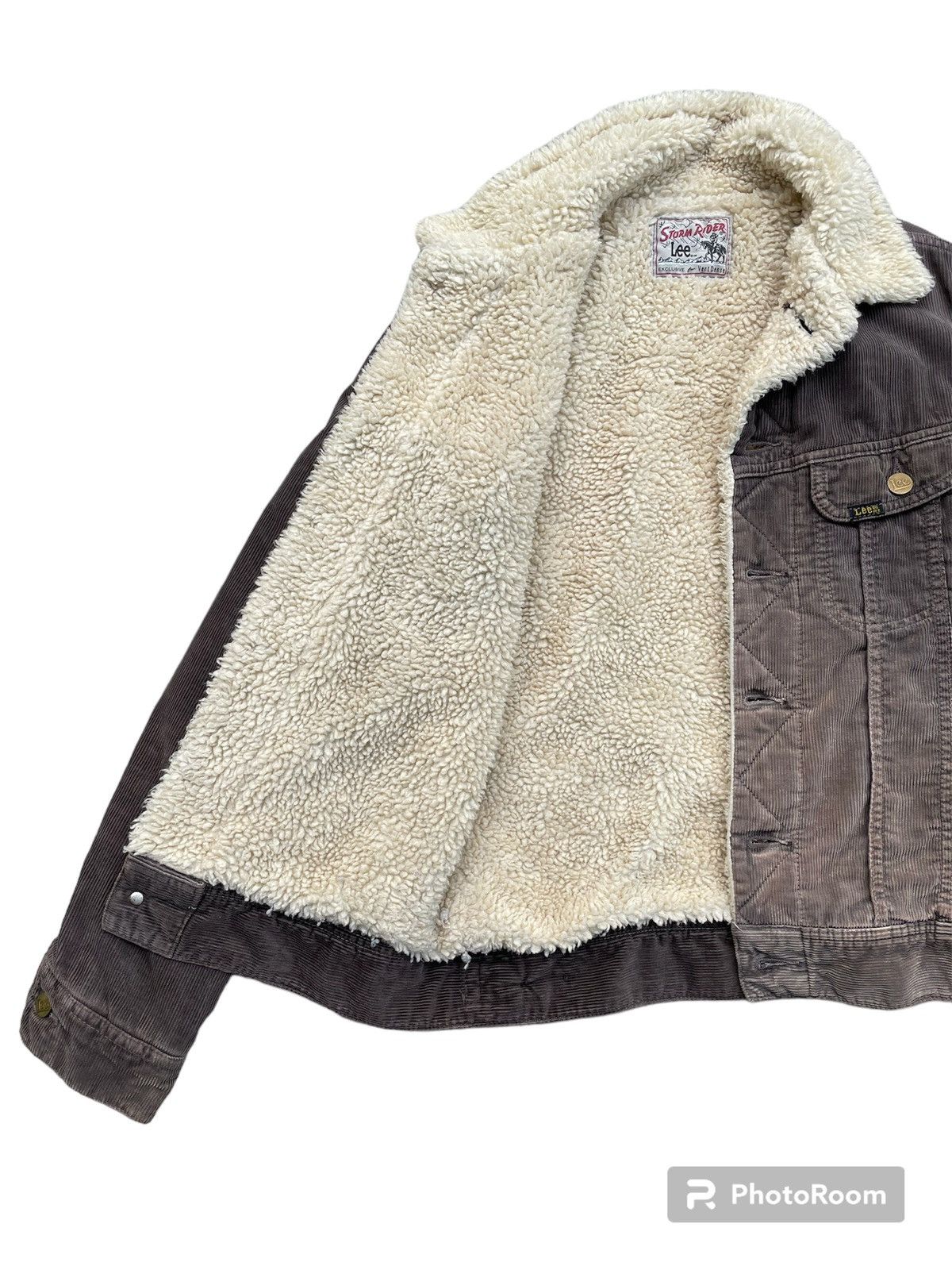Lee 🔥Lee Storm Riders Corduroy Trucker Sherpa Jacket🔥 Size US S / EU 44-46 / 1 - 3 Thumbnail