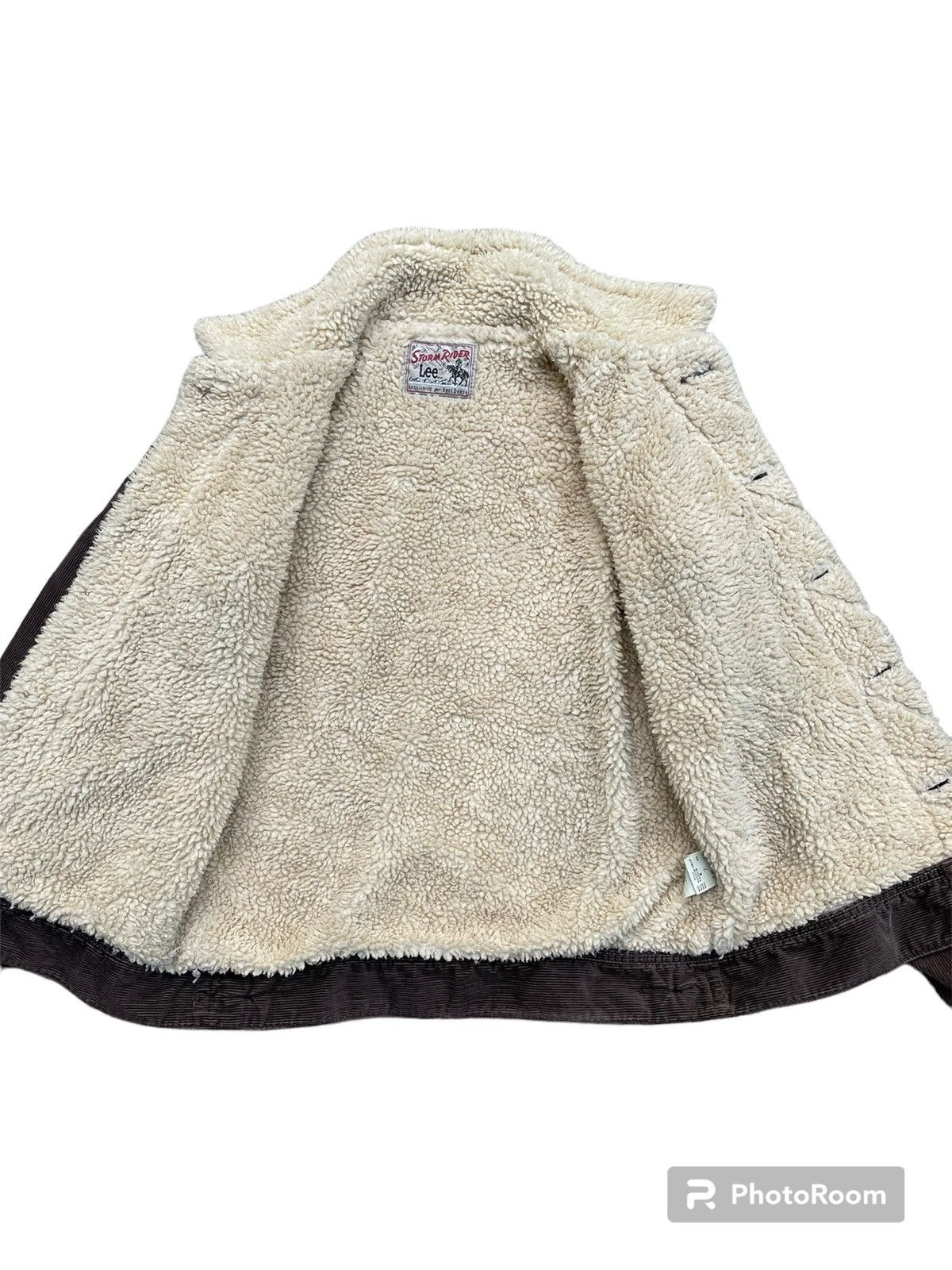 Lee 🔥Lee Storm Riders Corduroy Trucker Sherpa Jacket🔥 Size US S / EU 44-46 / 1 - 4 Thumbnail