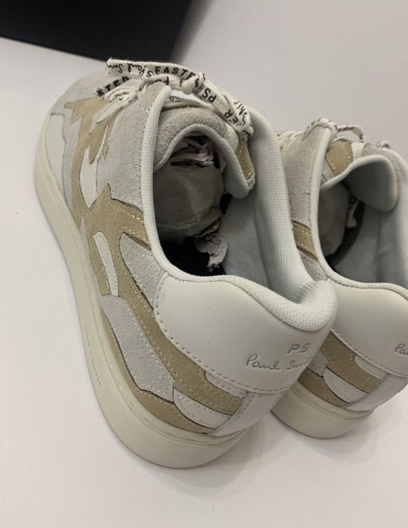 Paul Smith PAUL SMITH REX CAMOUFLAGE PATCH LEATHER SNEAKERS Size US 12 / EU 45 - 6 Thumbnail