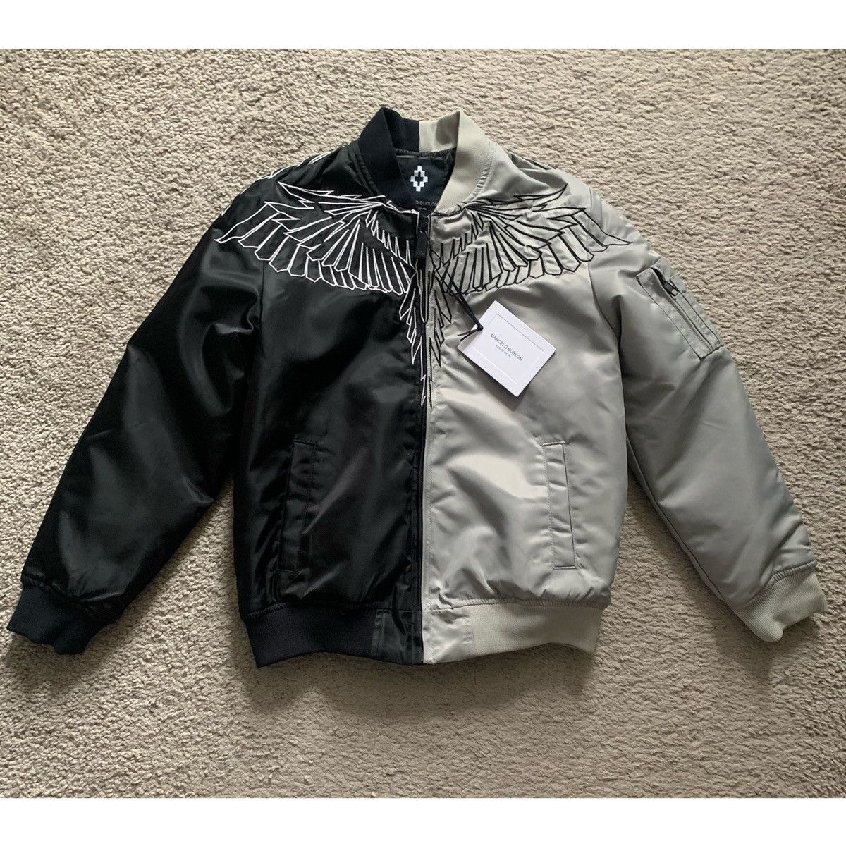 Marcelo Burlon MARCELO BURLON KIDS WINGS BOMBER JACKET Size US XXS / EU 40 - 5 Thumbnail