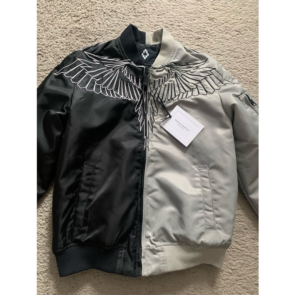 Marcelo Burlon MARCELO BURLON KIDS WINGS BOMBER JACKET Size US XXS / EU 40 - 6 Thumbnail