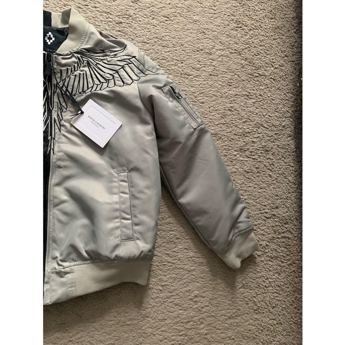 Marcelo Burlon MARCELO BURLON KIDS WINGS BOMBER JACKET Size US XXS / EU 40 - 12 Thumbnail