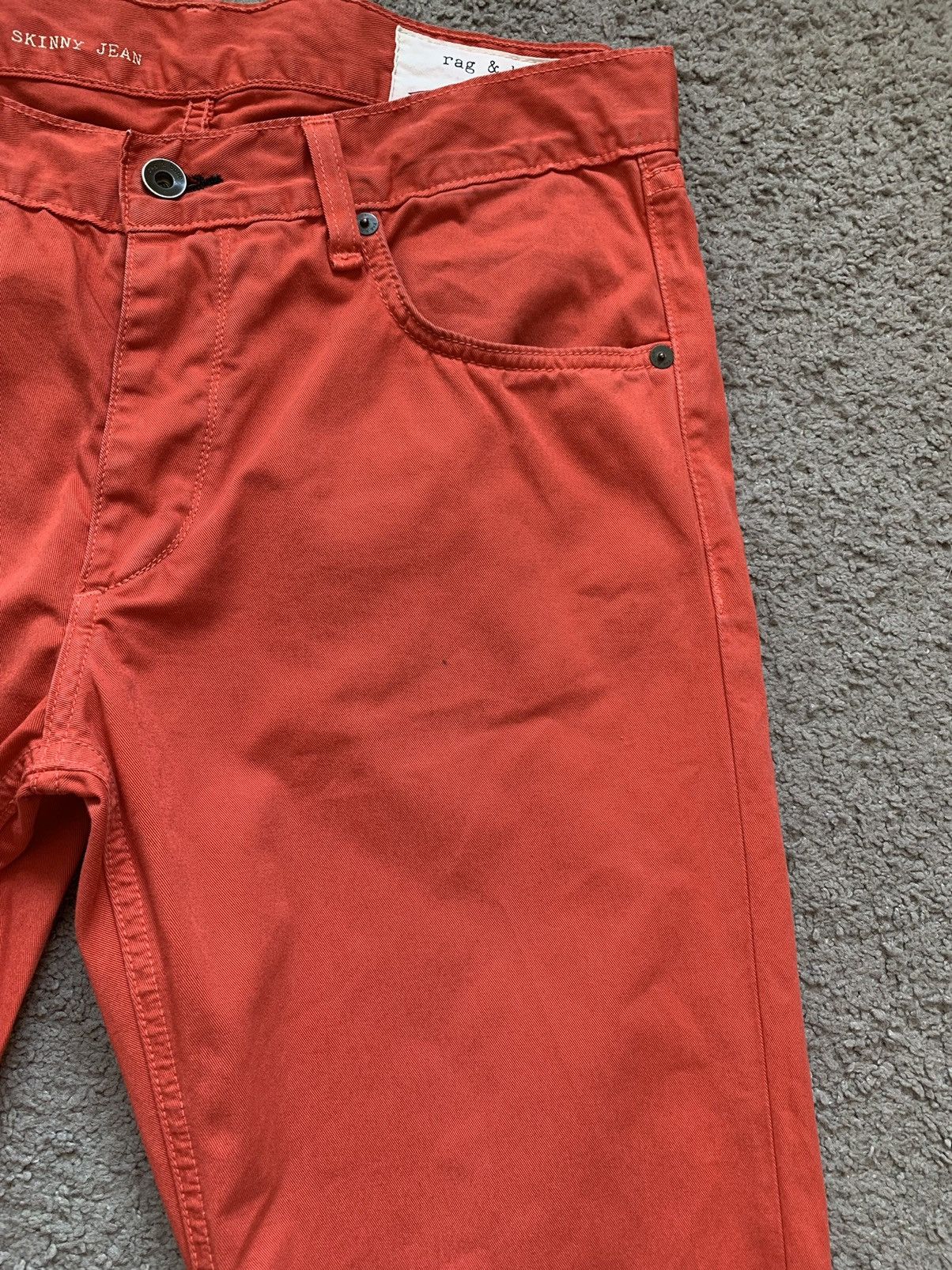 Rag & Bone RAG & BONE JAY ORANGE JEANS Size US 32 / EU 48 - 17 Thumbnail