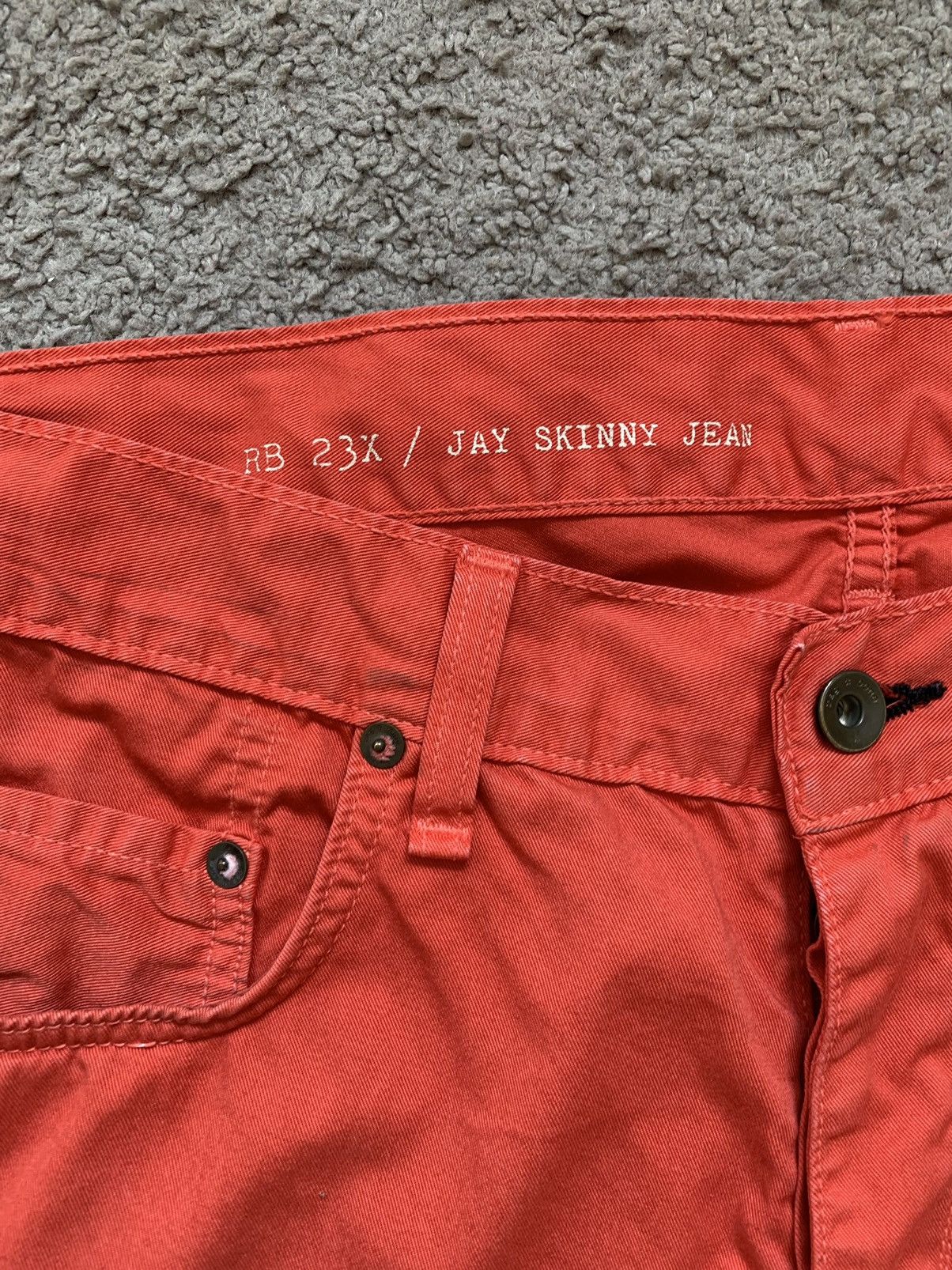 Rag & Bone RAG & BONE JAY ORANGE JEANS Size US 32 / EU 48 - 16 Thumbnail