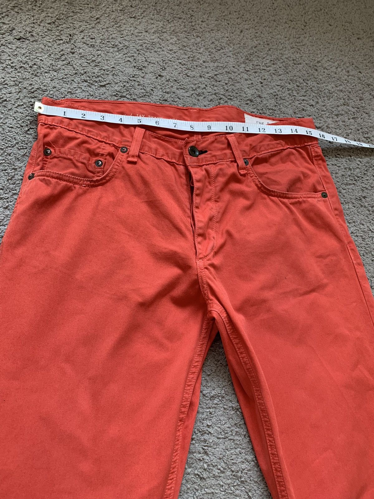 Rag & Bone RAG & BONE JAY ORANGE JEANS Size US 32 / EU 48 - 12 Thumbnail