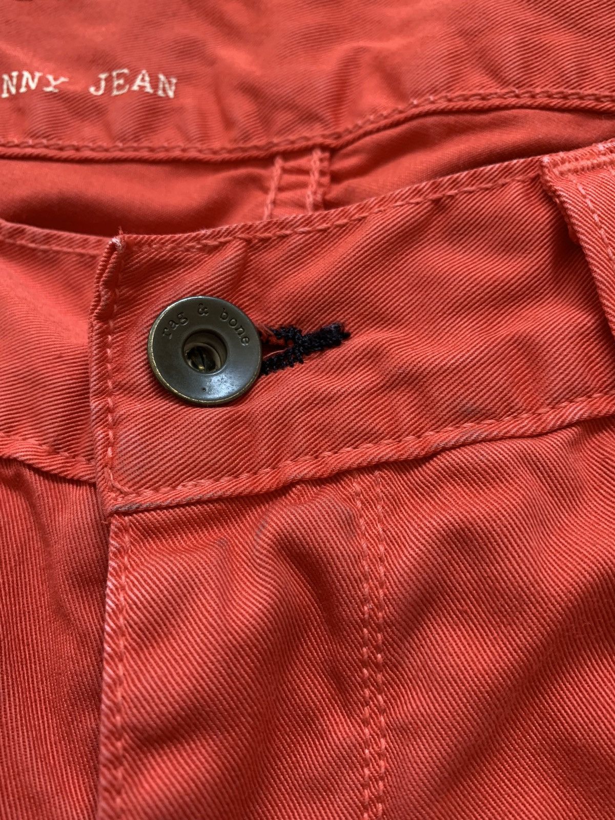 Rag & Bone RAG & BONE JAY ORANGE JEANS Size US 32 / EU 48 - 14 Thumbnail