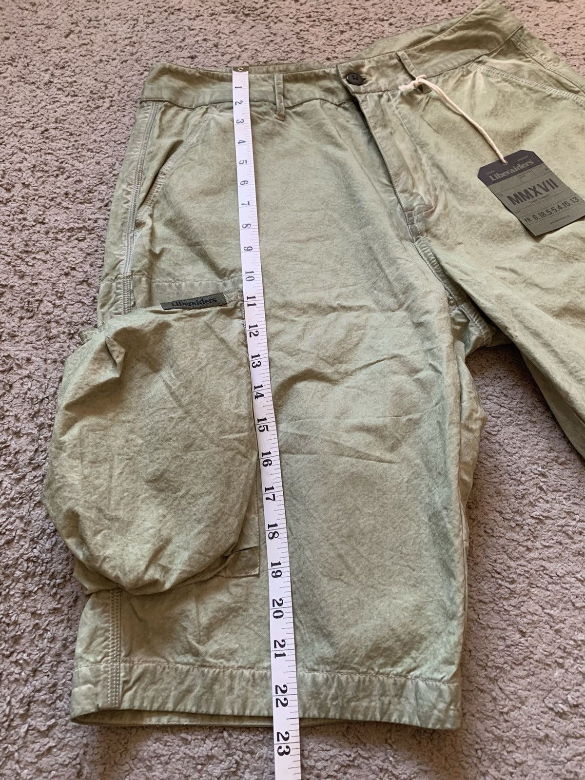 Japanese Brand LIBERAIDERS BIG POCKETS CARGO SHORTS Size US 30 / EU 46 - 12 Thumbnail