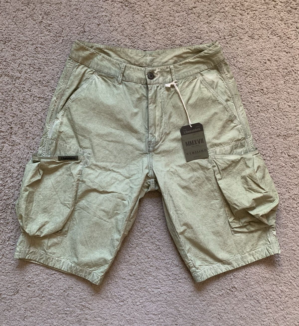 Japanese Brand LIBERAIDERS BIG POCKETS CARGO SHORTS Size US 30 / EU 46 - 6 Thumbnail