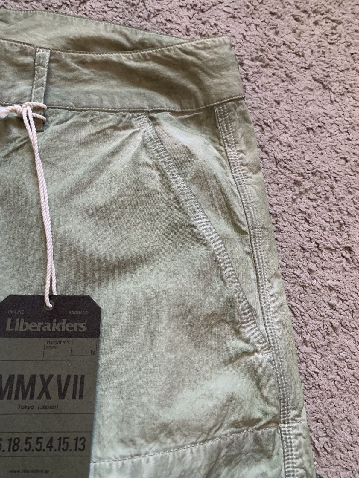 Japanese Brand LIBERAIDERS BIG POCKETS CARGO SHORTS Size US 30 / EU 46 - 14 Thumbnail
