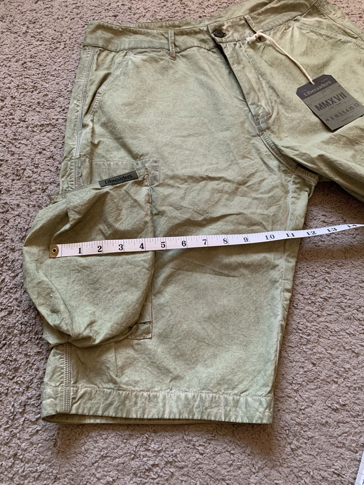 Japanese Brand LIBERAIDERS BIG POCKETS CARGO SHORTS Size US 30 / EU 46 - 13 Thumbnail