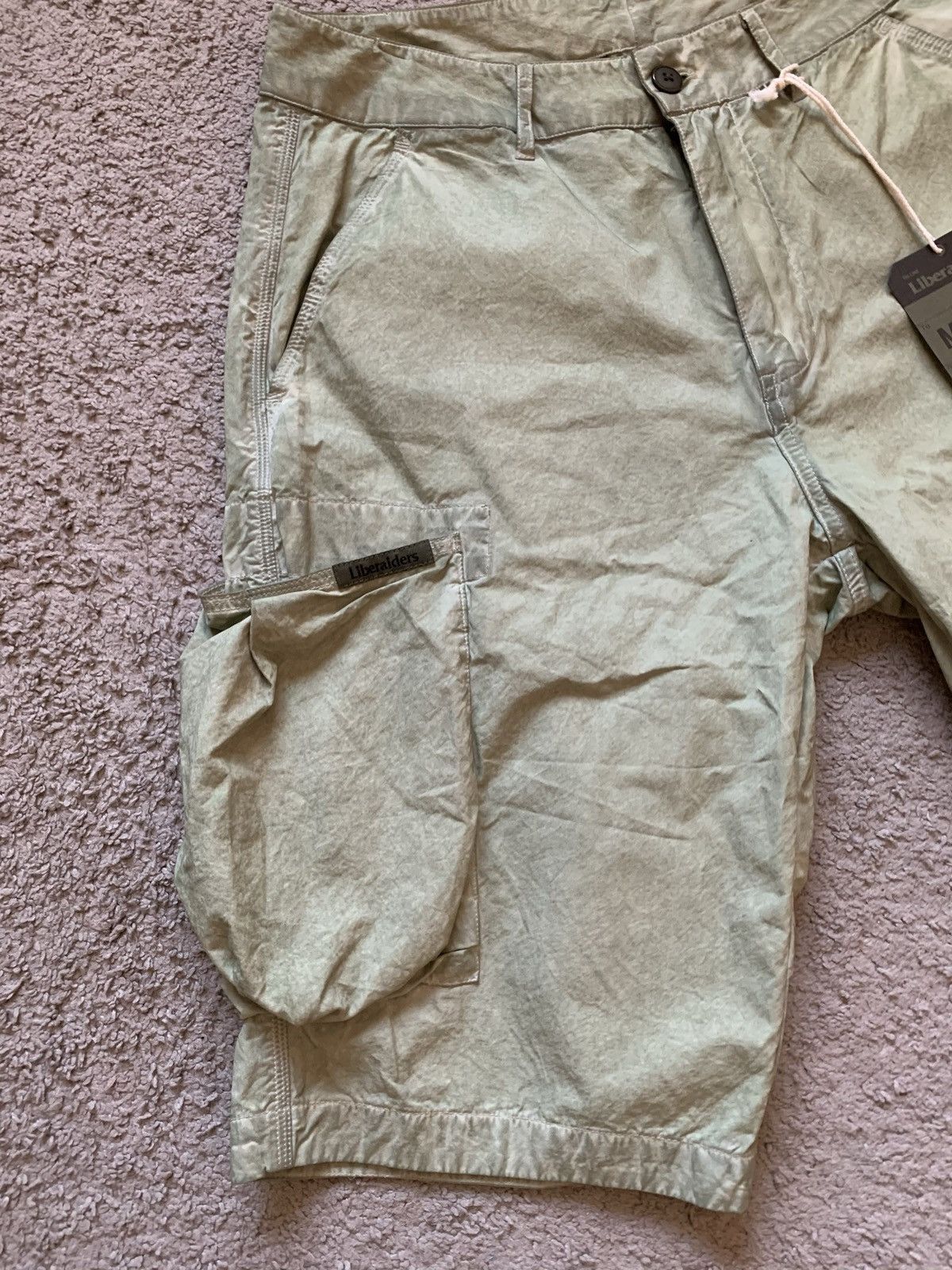 Japanese Brand LIBERAIDERS BIG POCKETS CARGO SHORTS Size US 30 / EU 46 - 5 Thumbnail