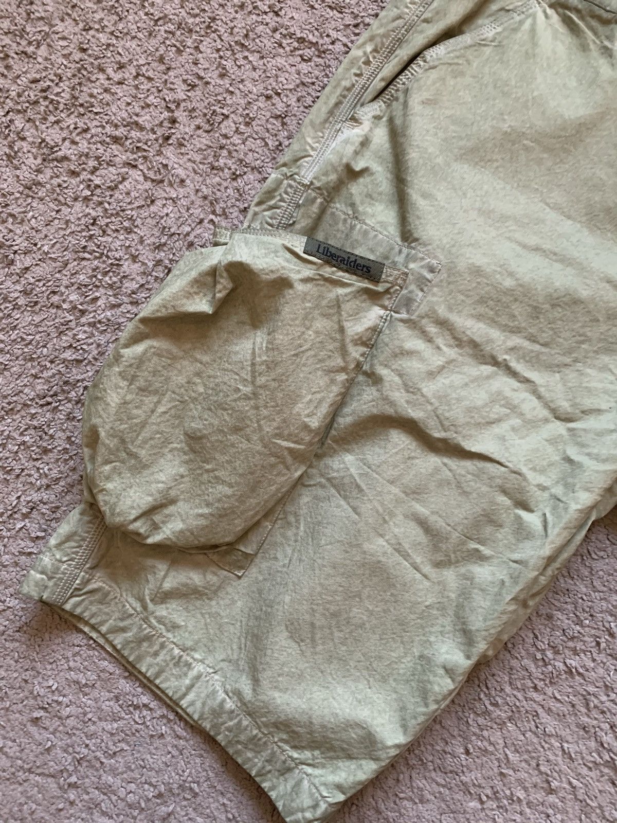 Japanese Brand LIBERAIDERS BIG POCKETS CARGO SHORTS Size US 30 / EU 46 - 4 Thumbnail